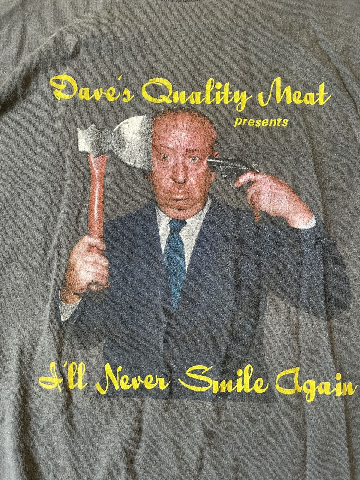 Vintage Rare Dave’s Quality Meats alfred hichcock tee Size US M / EU 48-50 / 2 - 3 Thumbnail