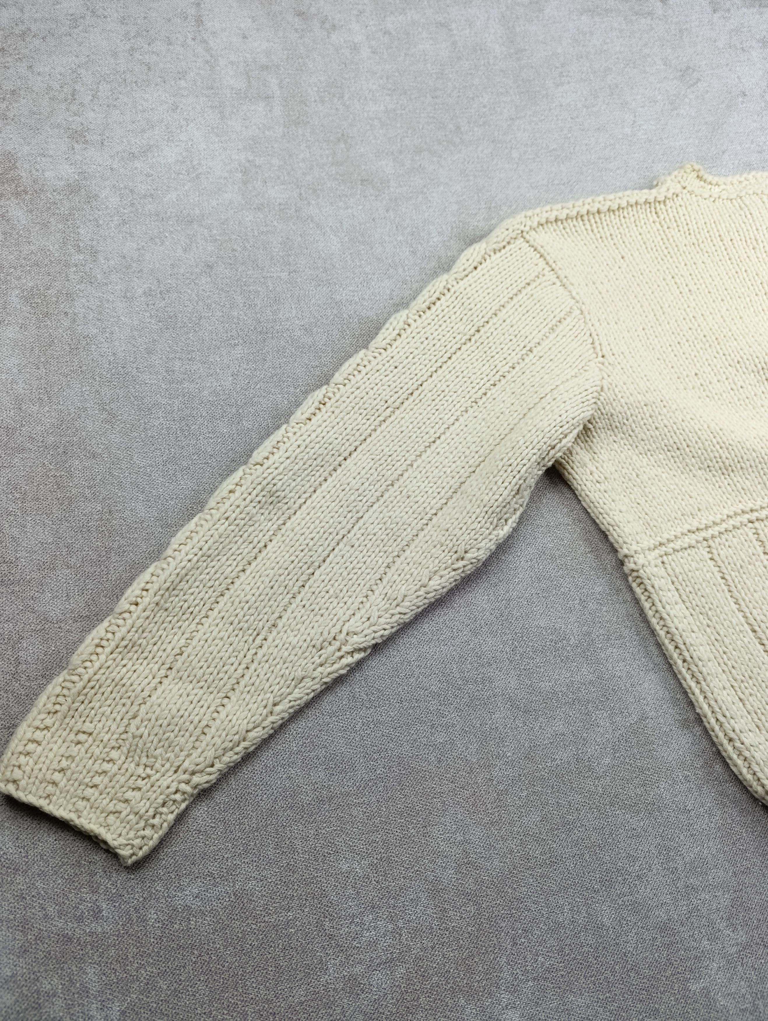 Polo Ralph Lauren VINTAGE POLO RALPH LAUREN HAND KNIT WOOL WOMENS SWEATER Size L / US 10 / IT 46 - 18 Thumbnail
