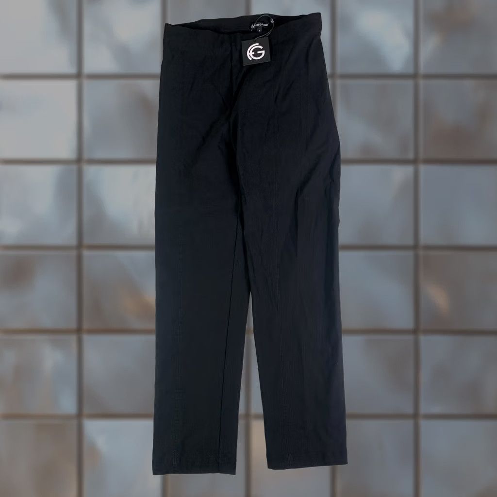 Agolde Franne Golde Pants Women 14 Black Magic Solid NWT 28x28 Dress Pants Straight Trouser Casual Party/Cocktail 8.5-10.5 Mid Rise Mens Womens Girls Size 36" / US 14 / IT 50 - 1 Thumbnail