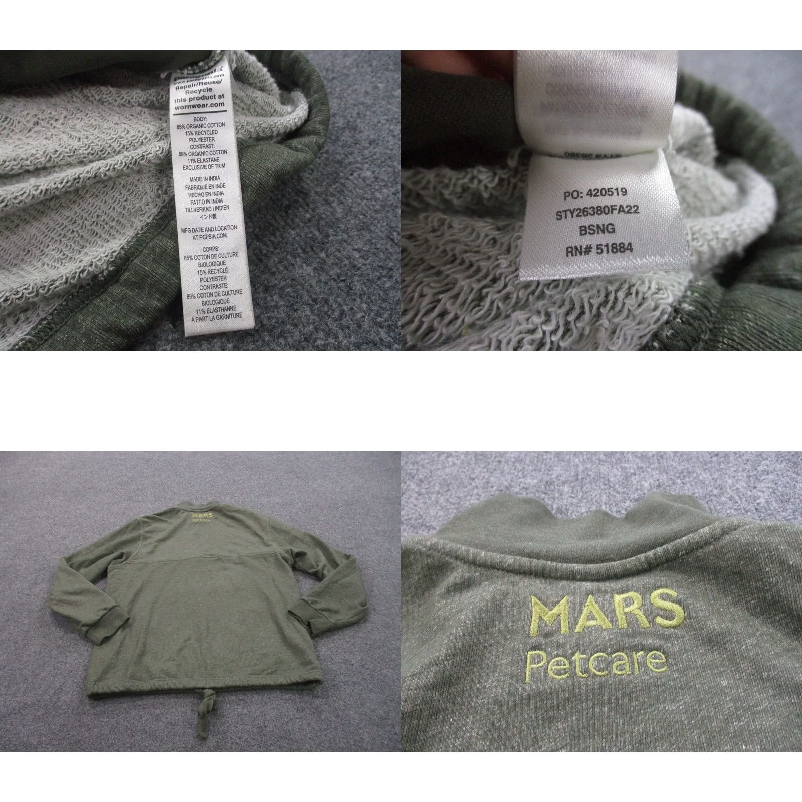 Patagonia Patagonia Jacket Mens M Mayhna Fleece Pullover 1/4 Zip Windbreaker Green 26380 Size US M / EU 48-50 / 2 - 8 Thumbnail