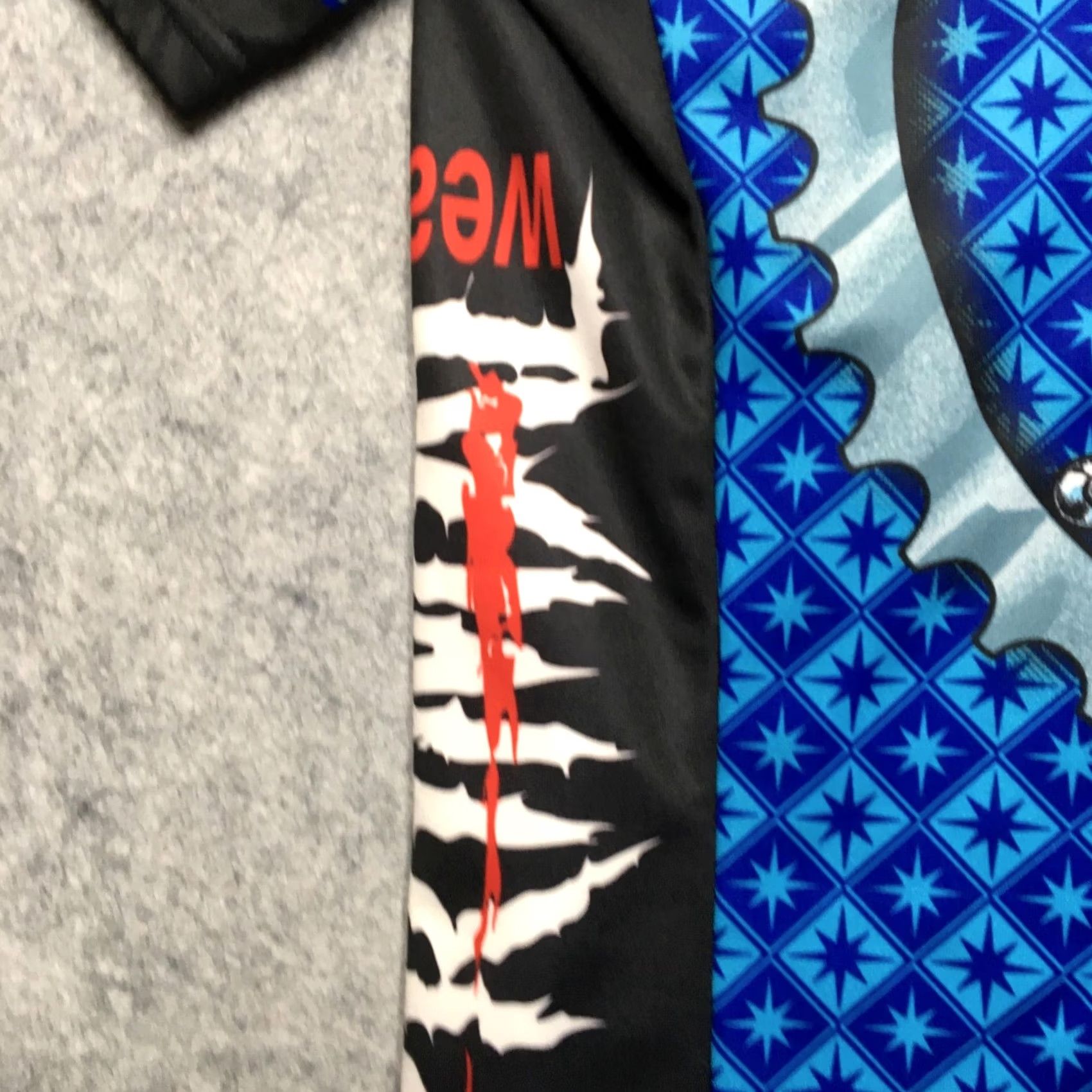 Vintage VINTAGE Primal Wear Cycling Jersey Mens L Blue Coolmax Robo Lizard Gecko Made USA Size US L / EU 52-54 / 3 - 3 Thumbnail