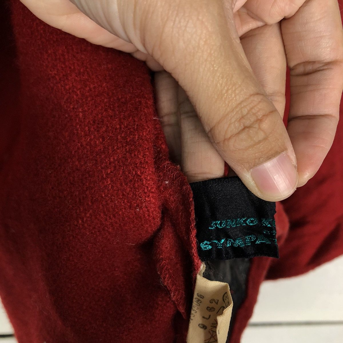 Japanese Brand 🔥90’s Vtg Bomber Jacket Wool Bondage Junko Koshino Japan Size US L / EU 52-54 / 3 - 15 Thumbnail