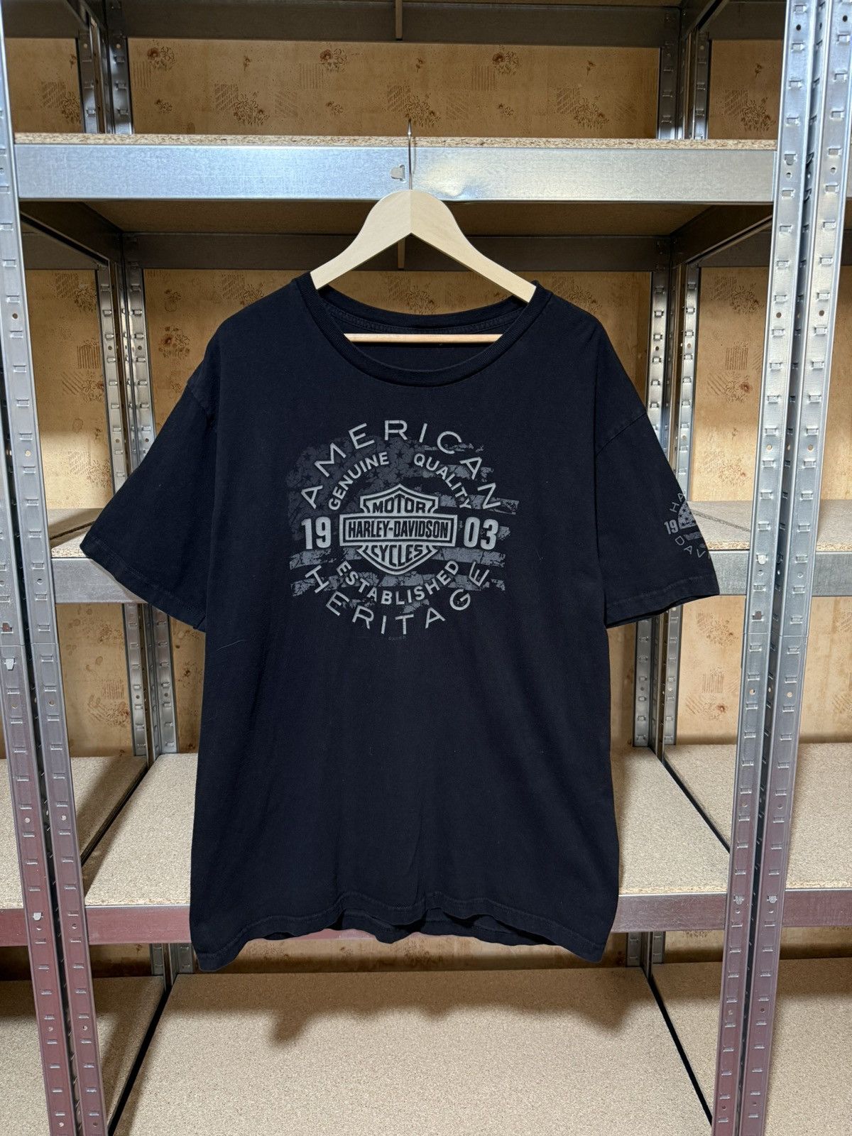 Band Tees × Harley Davidson × Vintage Vintage 2020 Harley Davidson Switzerland T-Shirt Size US XL / EU 56 / 4 - 1 Thumbnail