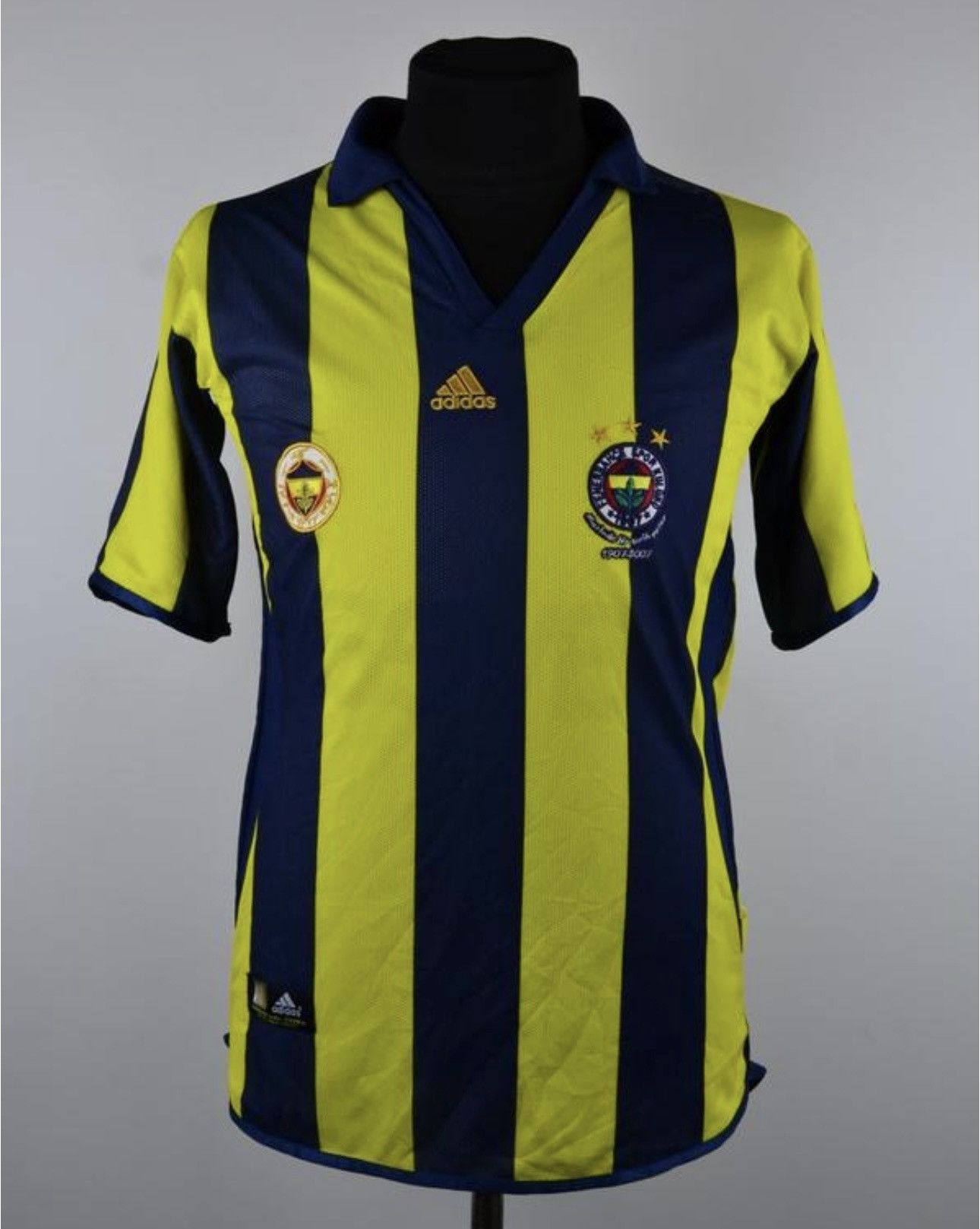 Adidas Adidas FENERBAHCE 2006 2007 T-shirt MAGLIA CALCIO CENTENARIO Size US L / EU 52-54 / 3 - 4 Thumbnail