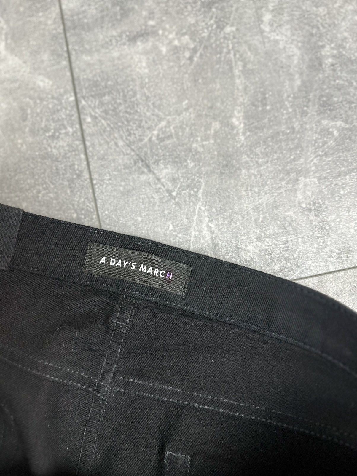 A Day's March A Days March Basic Black Denim Jeans Pants Size US 32 / EU 48 - 6 Thumbnail