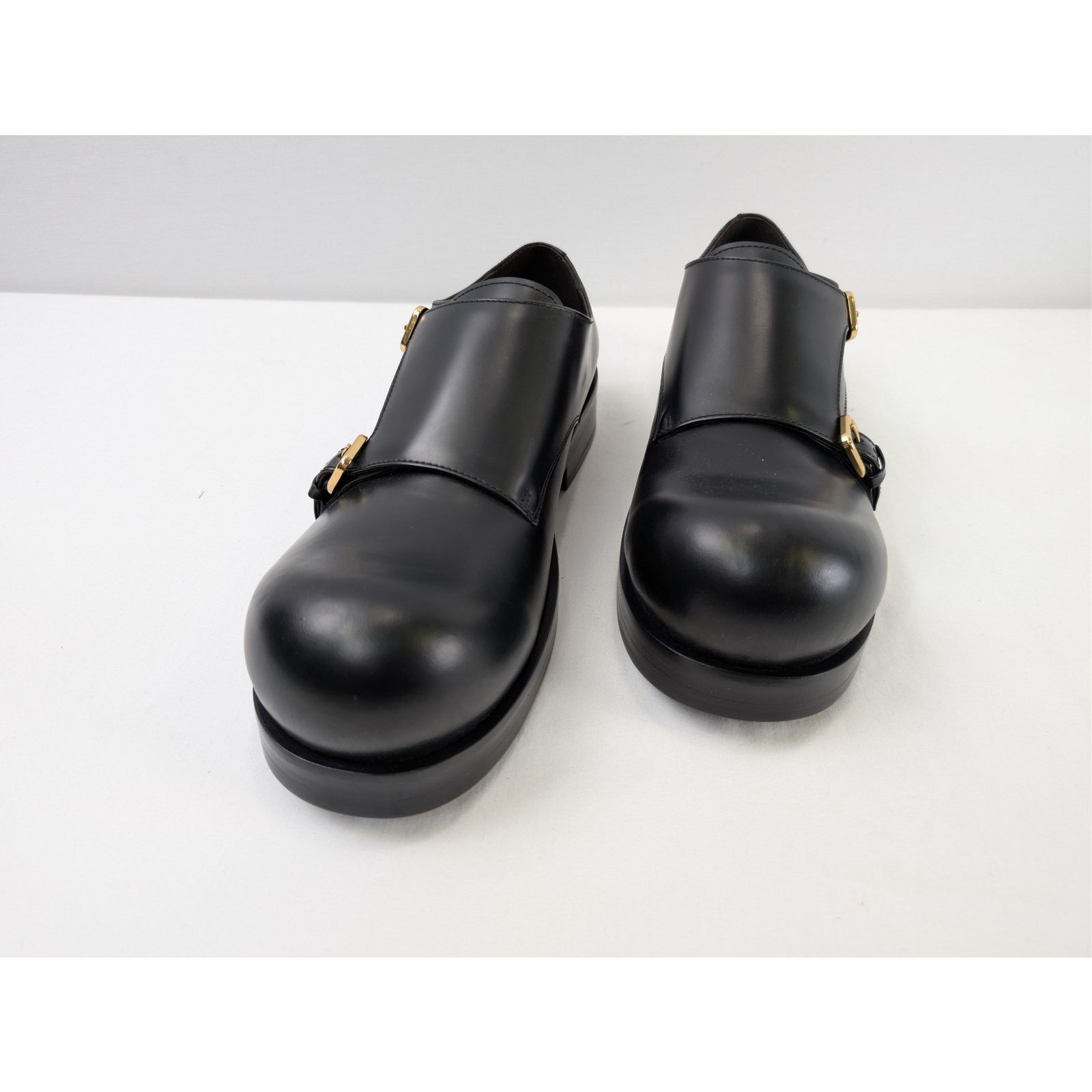 Bottega Veneta o1rshd1 Helium Monk Strap Tokyo Brush Calf Boots in Black Size US 10 / EU 43 - 6 Thumbnail