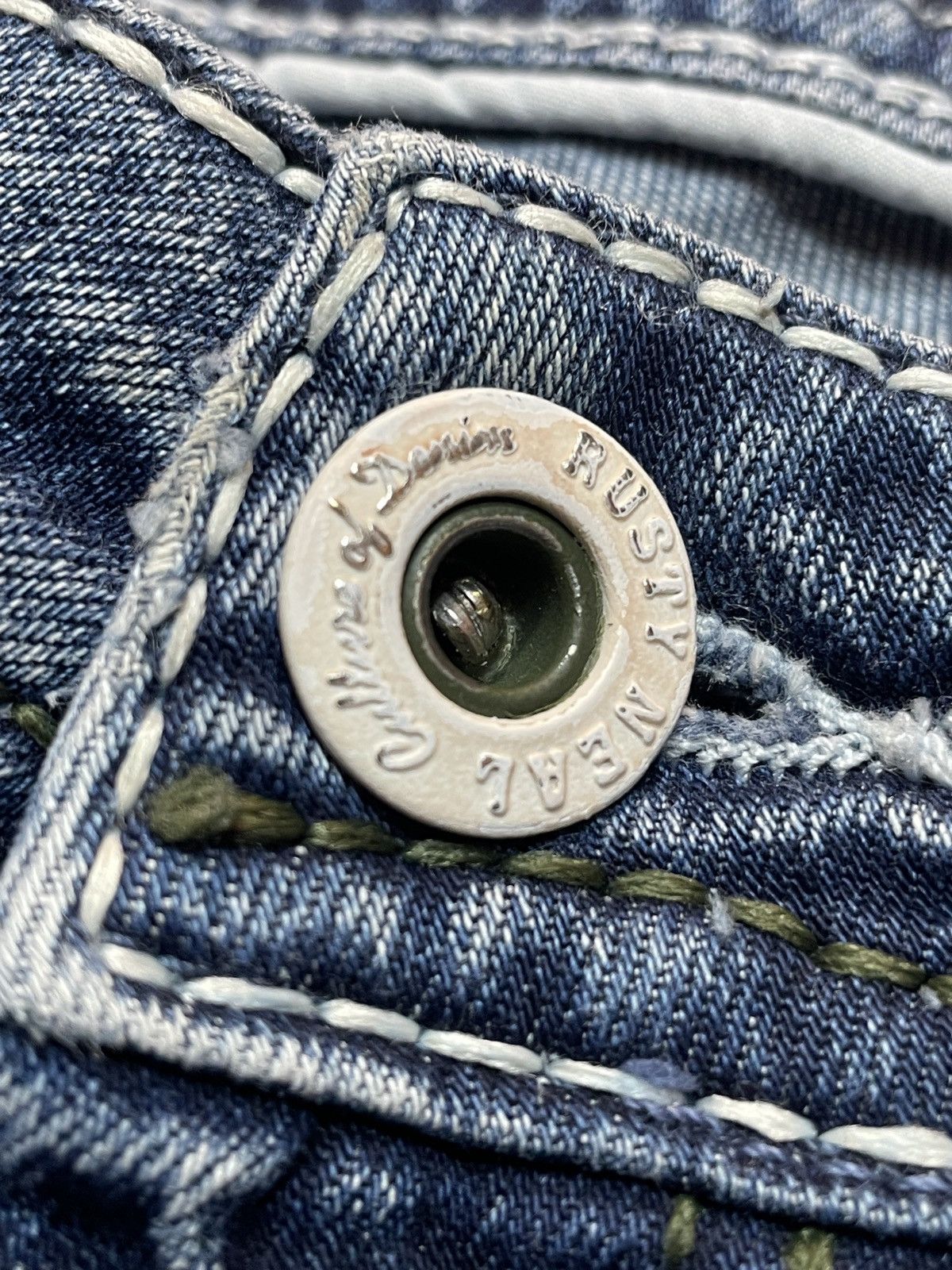 Vintage 🔥RARE🔥Vintage Y2K Denim Jeans Streetwear Rare Size US 31 - 15 Thumbnail