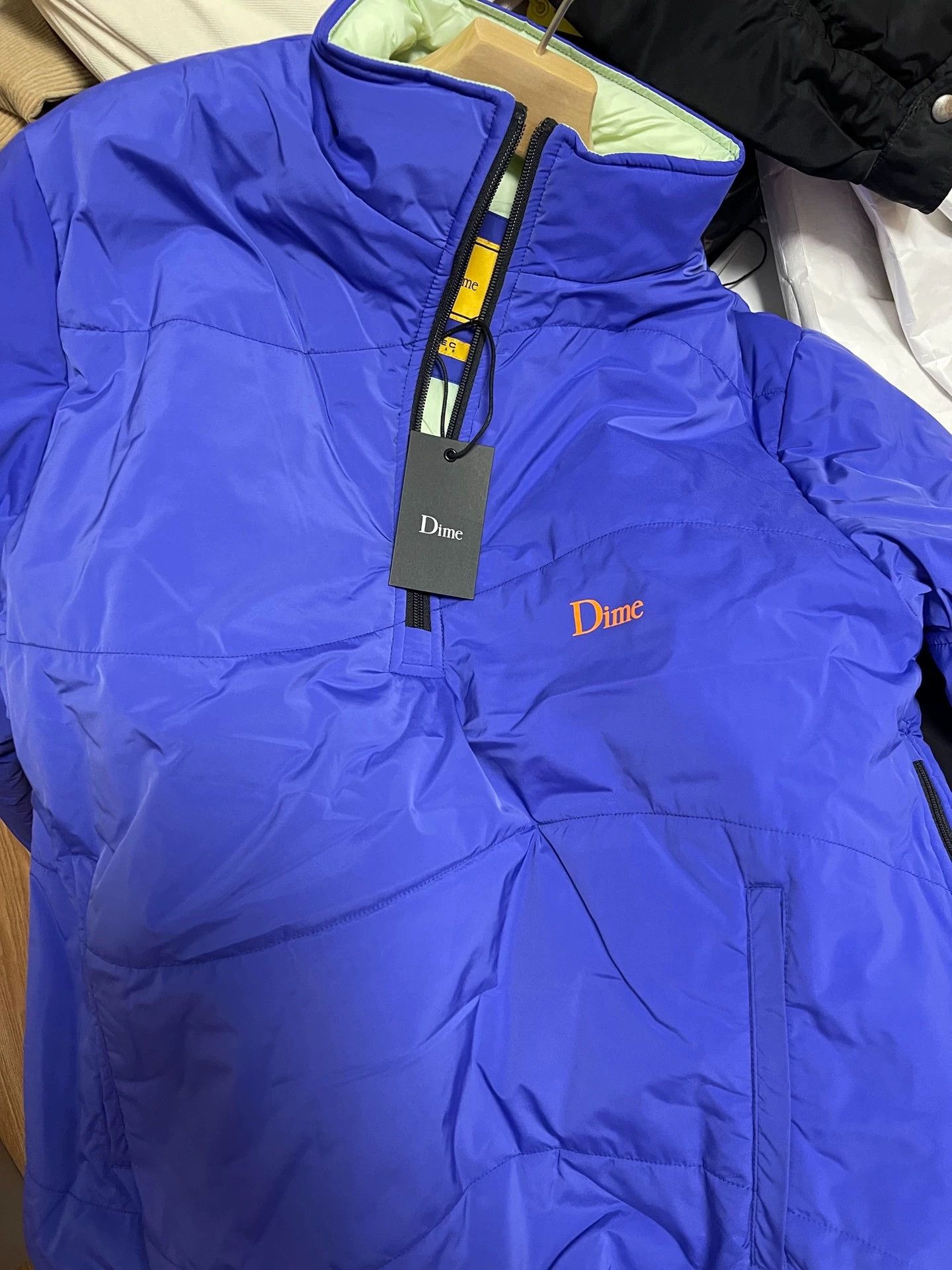 Dime Dime Trail Half Zip Jacket Iron Blue (Purple) L Printed Size US L / EU 52-54 / 3 - 4 Thumbnail
