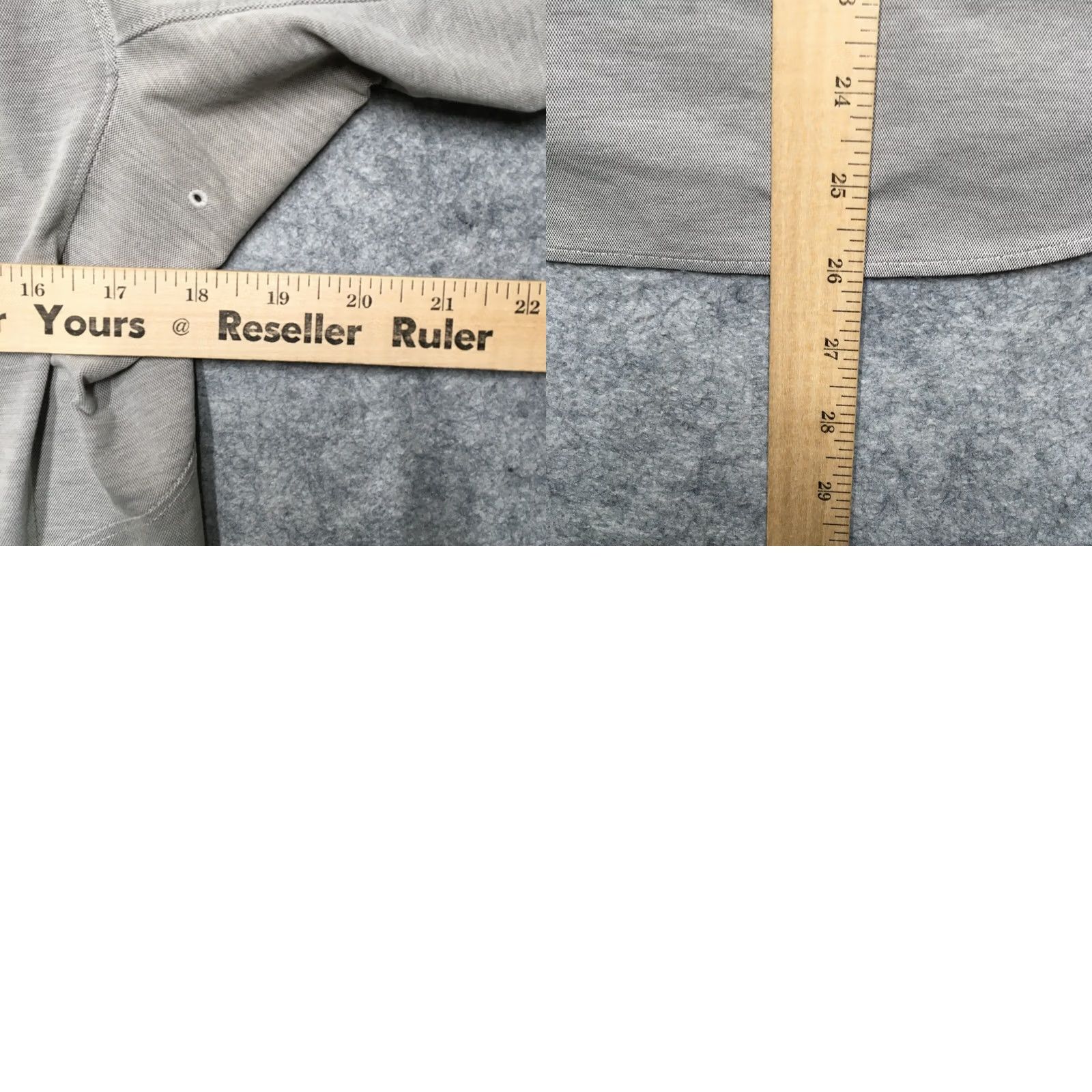 Lululemon Lululemon Button-Up Shirt Mens Small S Gray Athleisure Daily Dress Commission Size 36R - 9 Thumbnail
