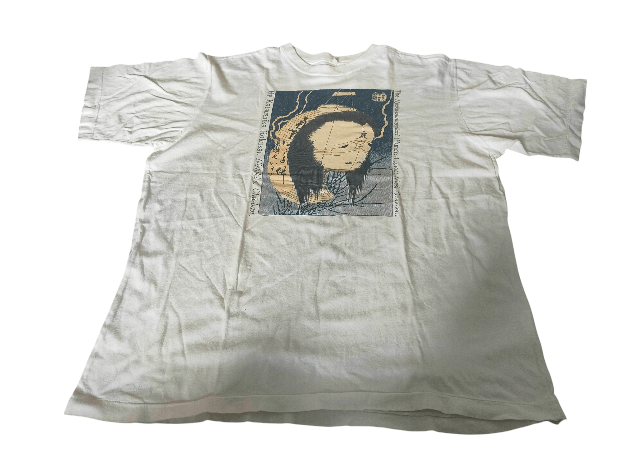Vintage Hokusai " Oiwa-san : hundred ghost tales" vintage 80s Size US L / EU 52-54 / 3 - 2 Thumbnail
