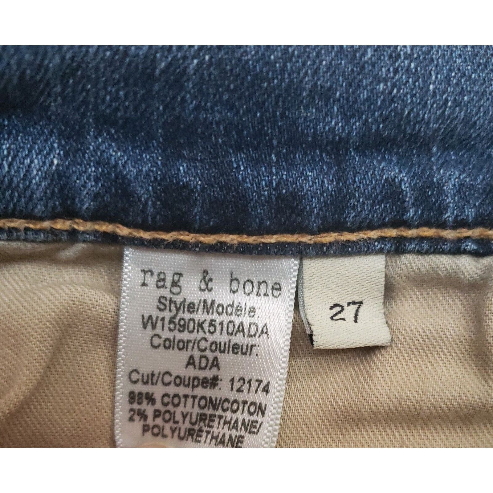 Rag & Bone Rag & Bone Women's The Dre Boyfriend Skinny In Ada Wash Size 27" / US 4 / IT 40 - 8 Thumbnail