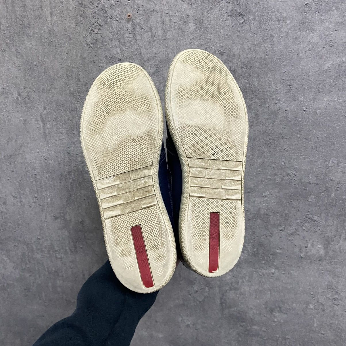 Prada Vintage Prada Shoes Red Tab Sneakers Size US 7 / EU 40 - 8 Thumbnail