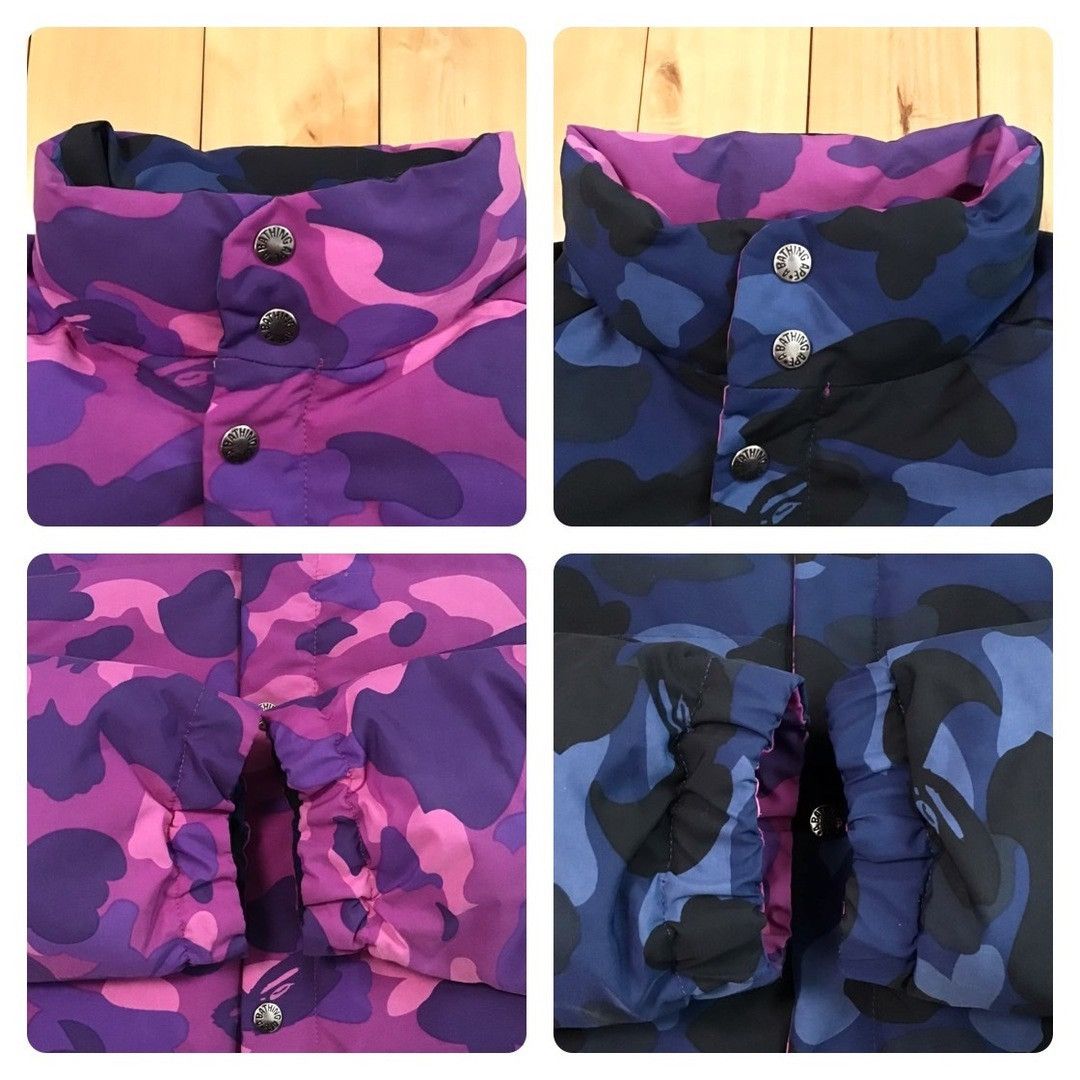 Bape × Nigo 🔥Reversible🔥 BAPE Puffer Down jacket purple camo x blue camo Size US L / EU 52-54 / 3 - 6 Thumbnail