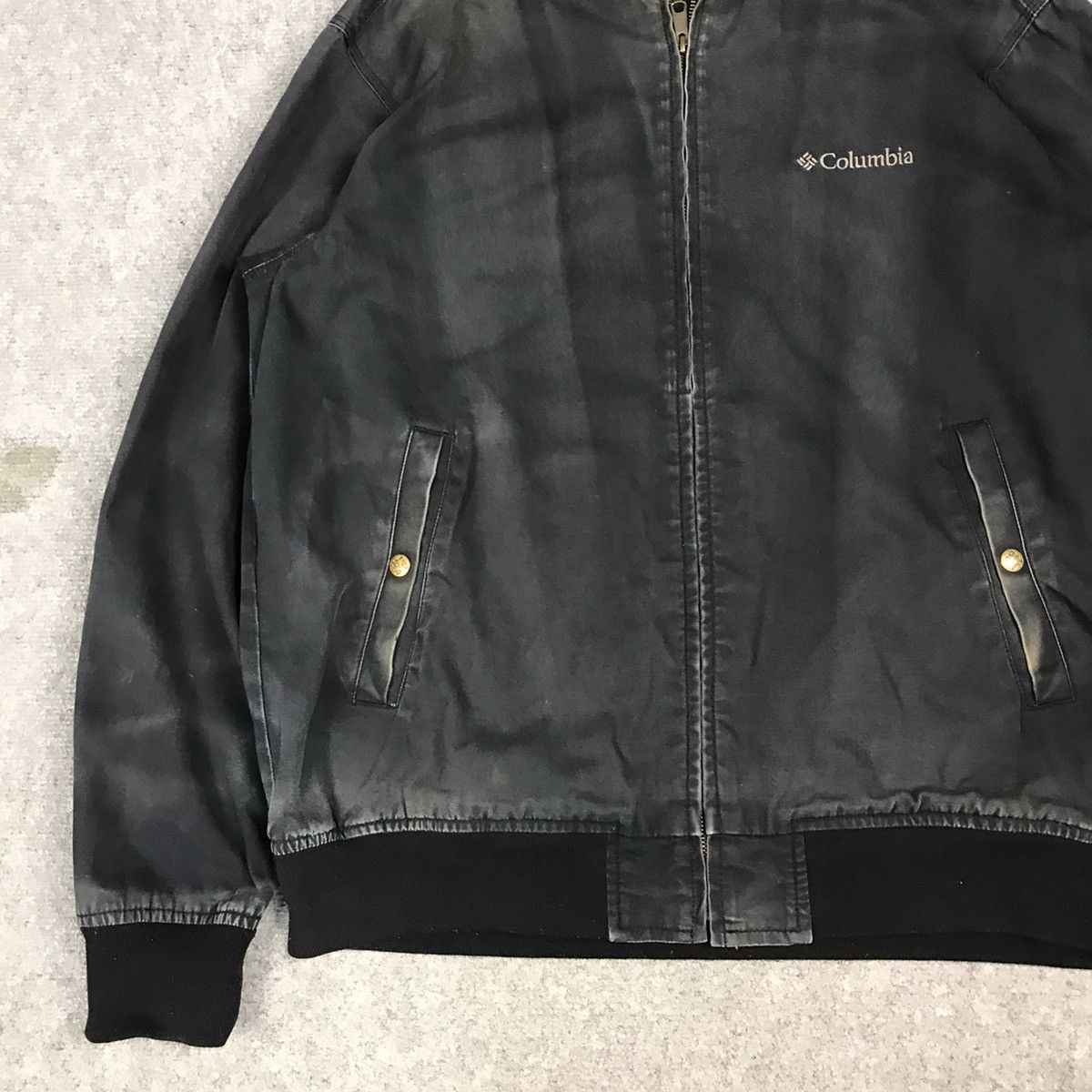 Columbia × Vintage COLUMBIA BLACK FADED ZIPPER HOODIES JACKET Size US XL / EU 56 / 4 - 3 Thumbnail