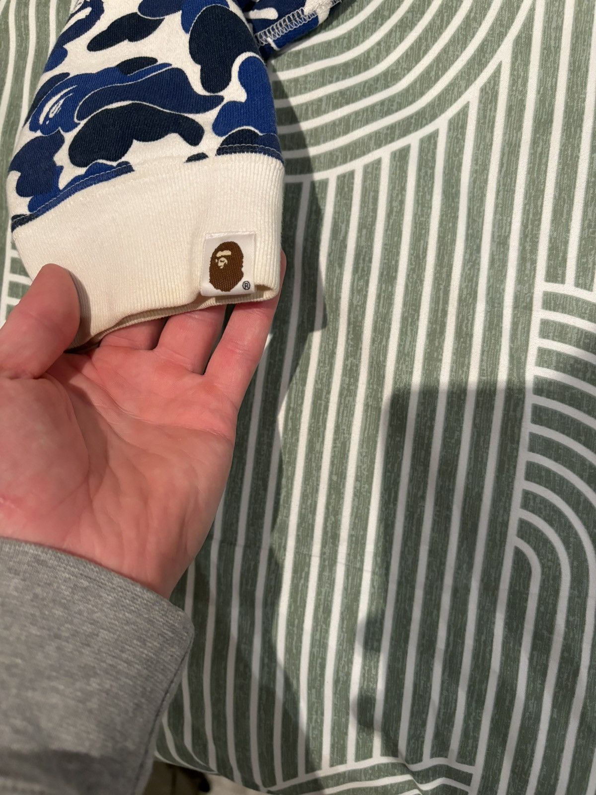 Bape A bathing ape bape navy blue white full zip camo hoodie NFS Size US M / EU 48-50 / 2 - 5 Thumbnail