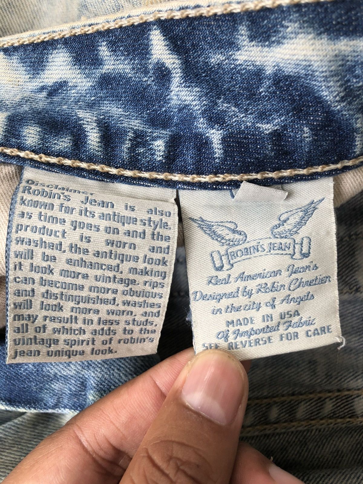 Robins Jeans Robins Jeans Distressed Jeans Size US 36 / EU 52 - 21 Thumbnail