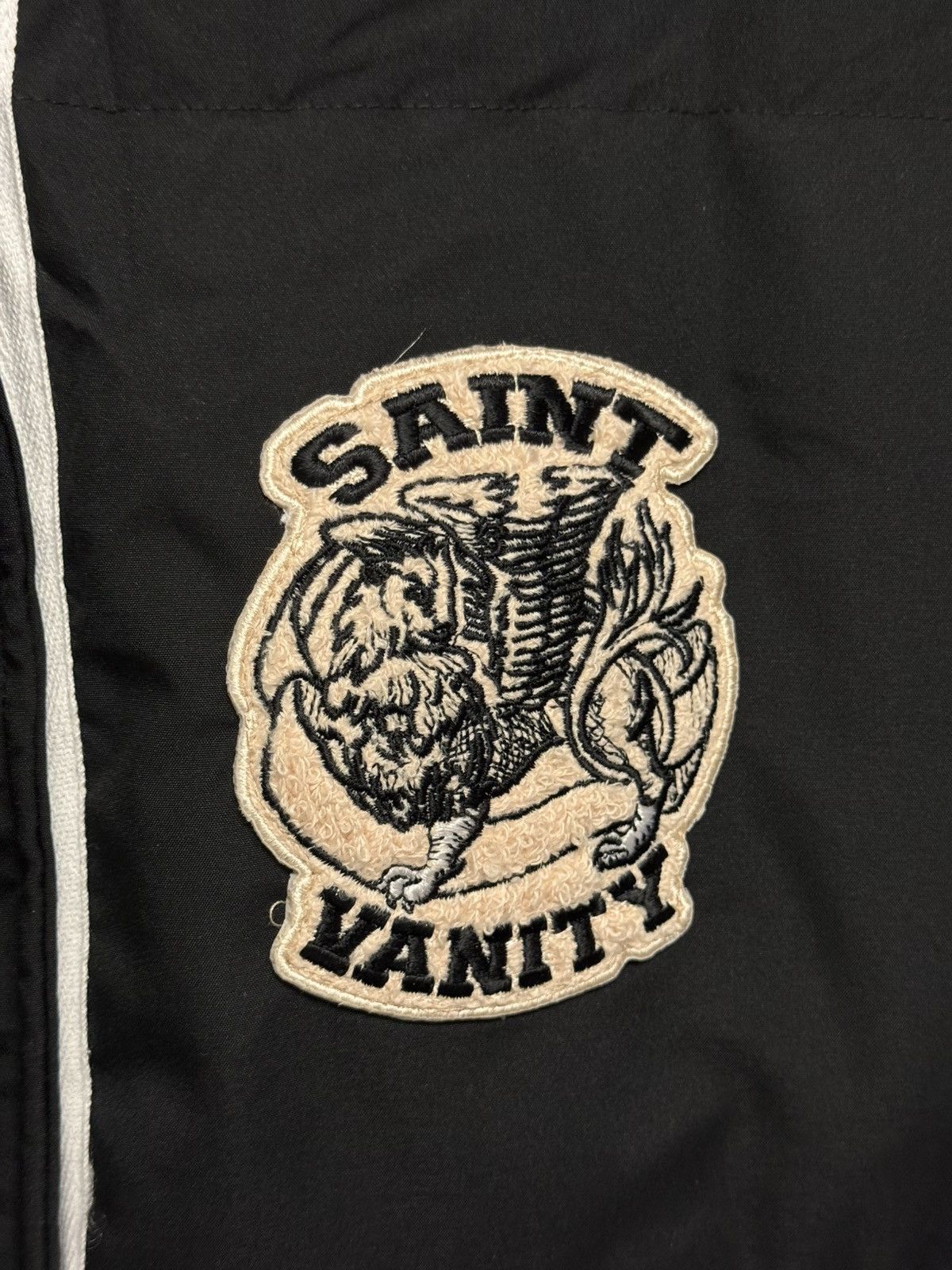 Saint Vanity Saint Vanity Puffer Jacket Black White Size M RARE Size US M / EU 48-50 / 2 - 8 Thumbnail