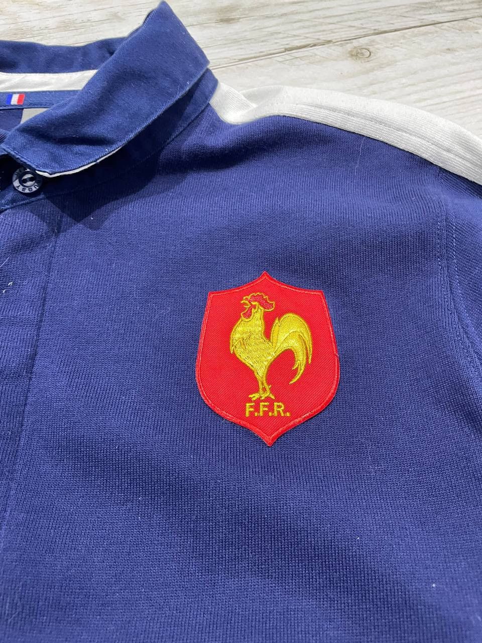 Nike Vintage Nike France Rugby Polo Shirt Long Sleeve 2000s Y2K Size US M / EU 48-50 / 2 - 5 Thumbnail