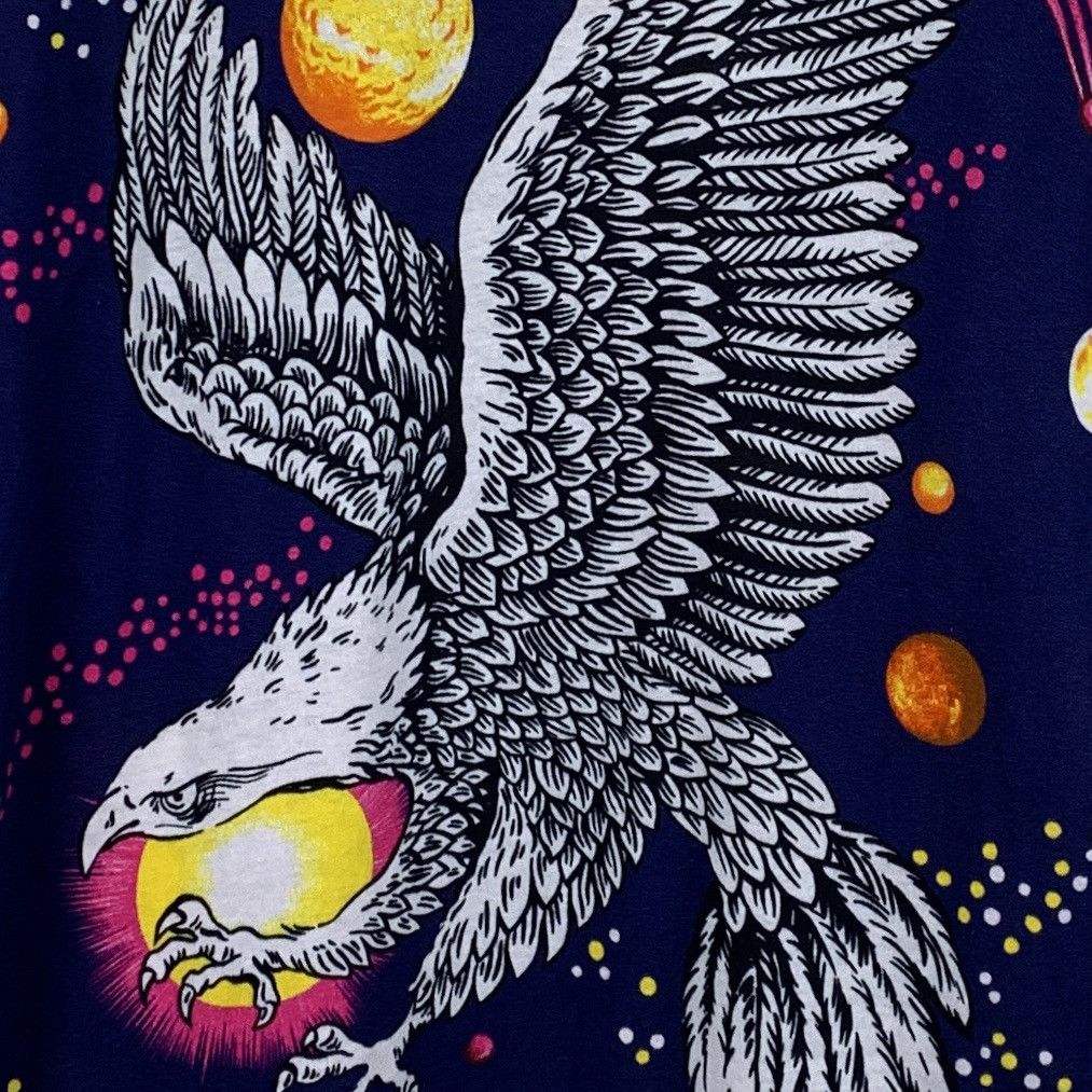 Gucci Gucci Navy Planet & Eagle Printed Short Sleeve T-Shirt K26WX Size US S / EU 44-46 / 1 - 4 Thumbnail