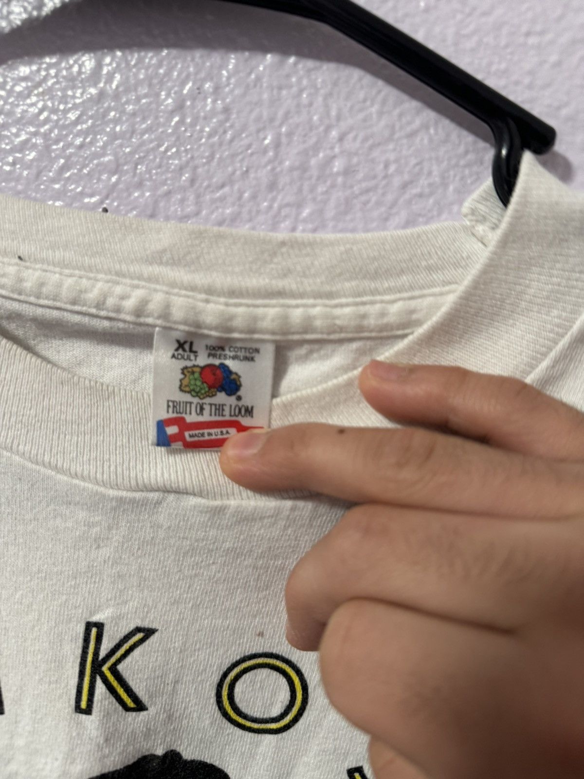 Fruit Of The Loom × Vintage 1994 Oshkosh flying tee Size US XL / EU 56 / 4 - 4 Thumbnail