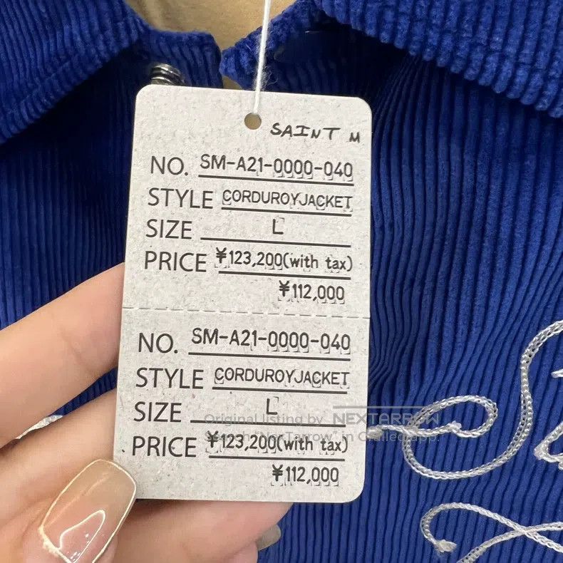 Saint Michael Saint Michael Clown embroidered corduroy jacket Size US L / EU 52-54 / 3 - 8 Thumbnail