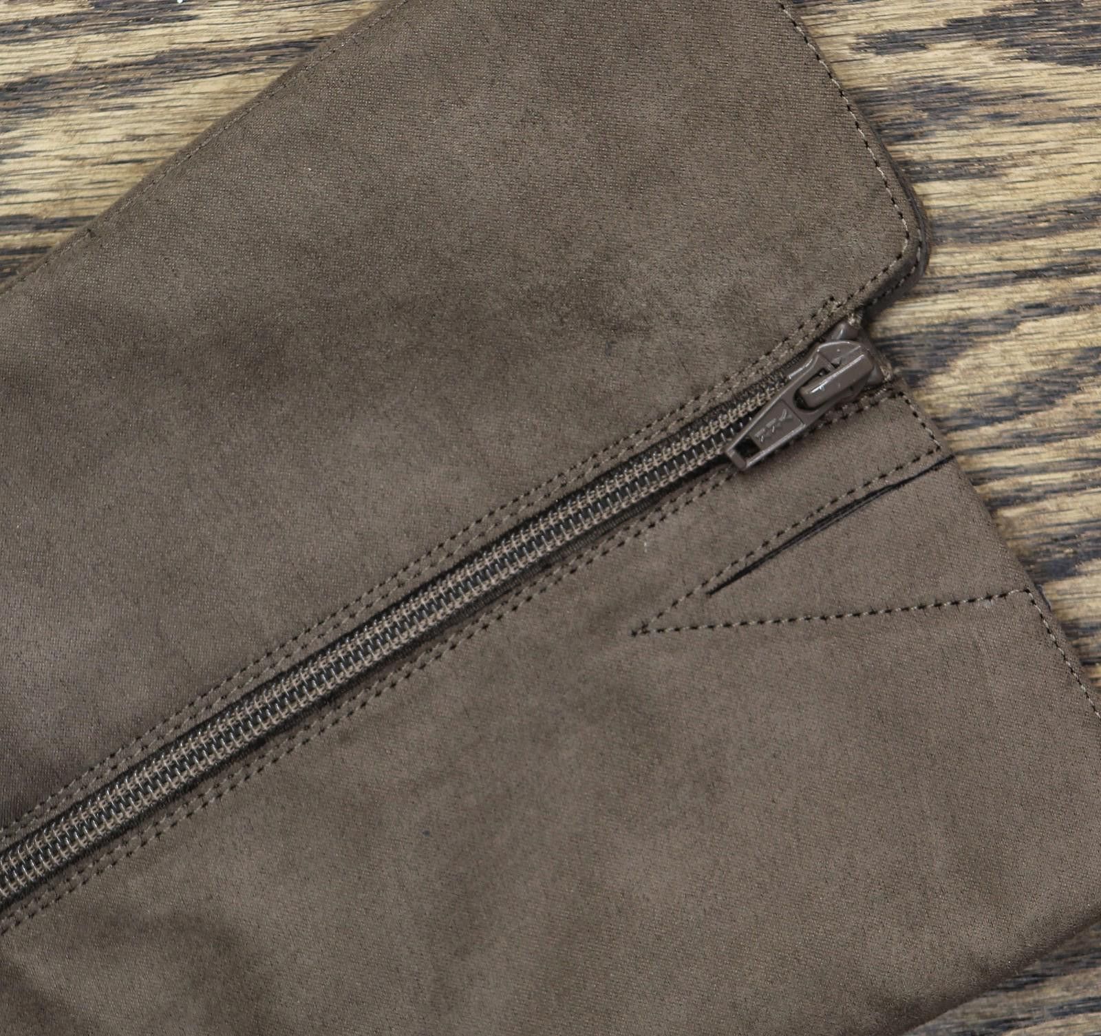 Style & Co New Style & Co. Heel Boots Dark Taupe Microsuede Brown 7m Size US 7 / IT 37 - 7 Thumbnail