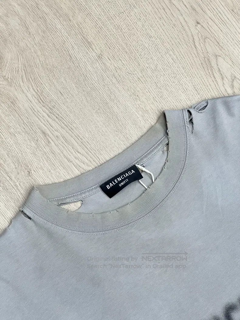 Balenciaga Balenciaga Fuzzy mosaic logo short-sleeved T-shirt, size X Size US XS / EU 42 / 0 - 3 Thumbnail