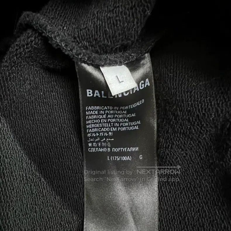 Balenciaga Balenciaga Black Coke Wave Embroidery Logo Hoodie Size US L / EU 52-54 / 3 - 5 Thumbnail