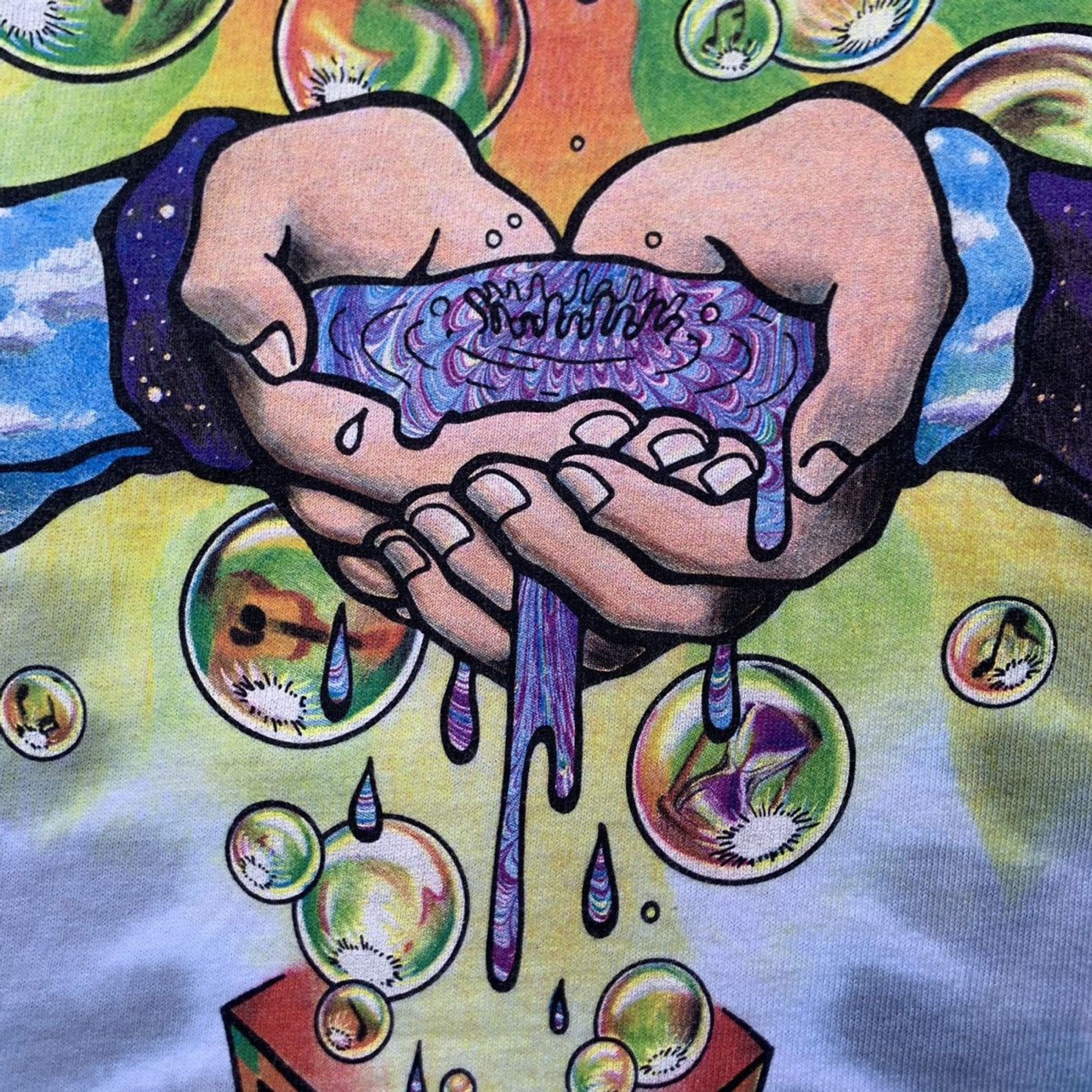 Vintage Vintage 90s Jerry Garcia Band Magician LS Tie Dye FOTL Large Size US L / EU 52-54 / 3 - 7 Thumbnail