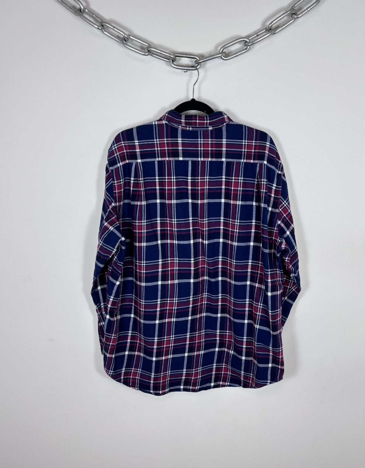 Uniqlo Uniqlo Men’s Plaid Check Pocket Button Up Flannel Shirt Size US XL / EU 56 / 4 - 18 Thumbnail