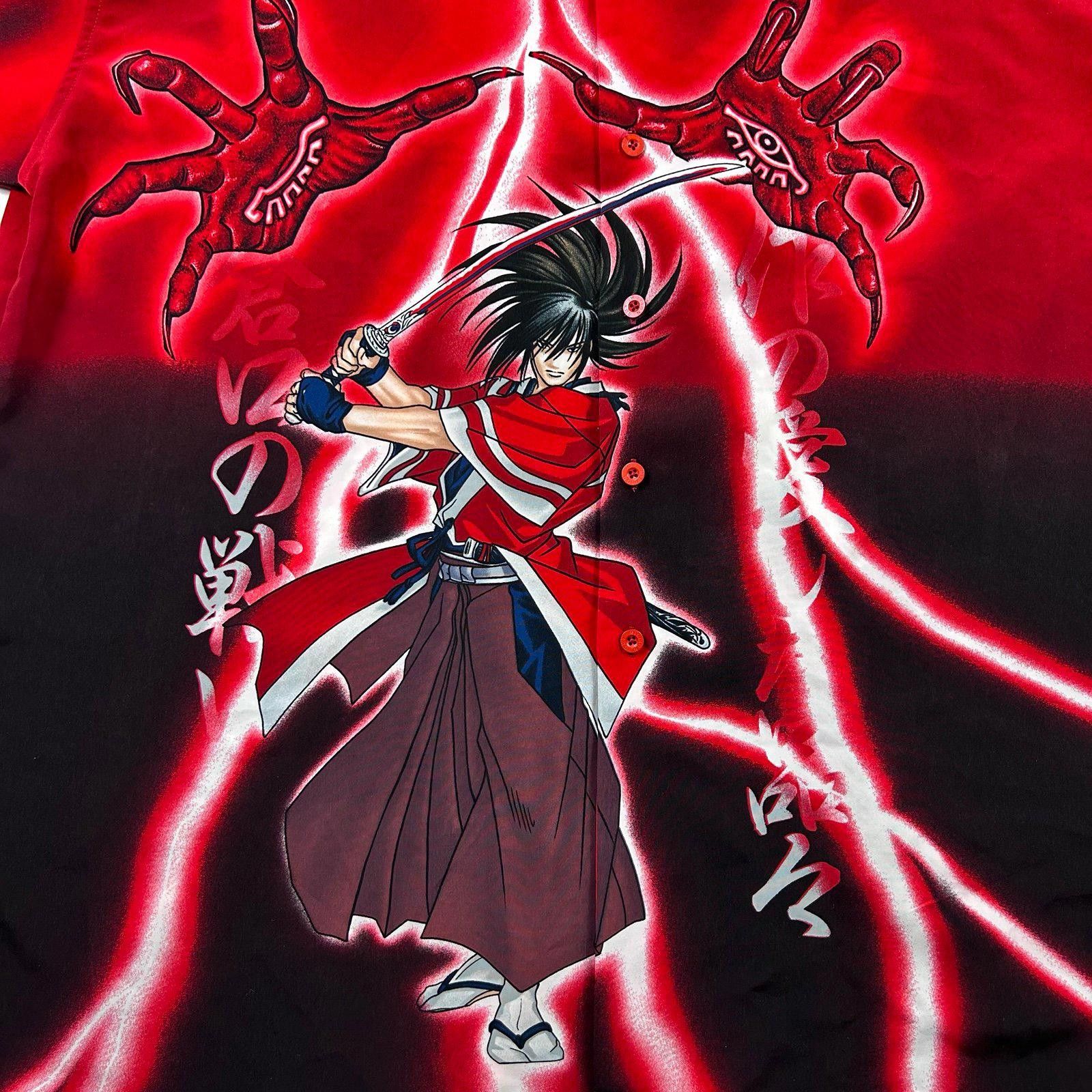 Other Vintage Anime Button-Up Shirt – Inuyasha (Kagome) Samurai 3X Size US XXL / EU 58 / 5 - 5 Thumbnail