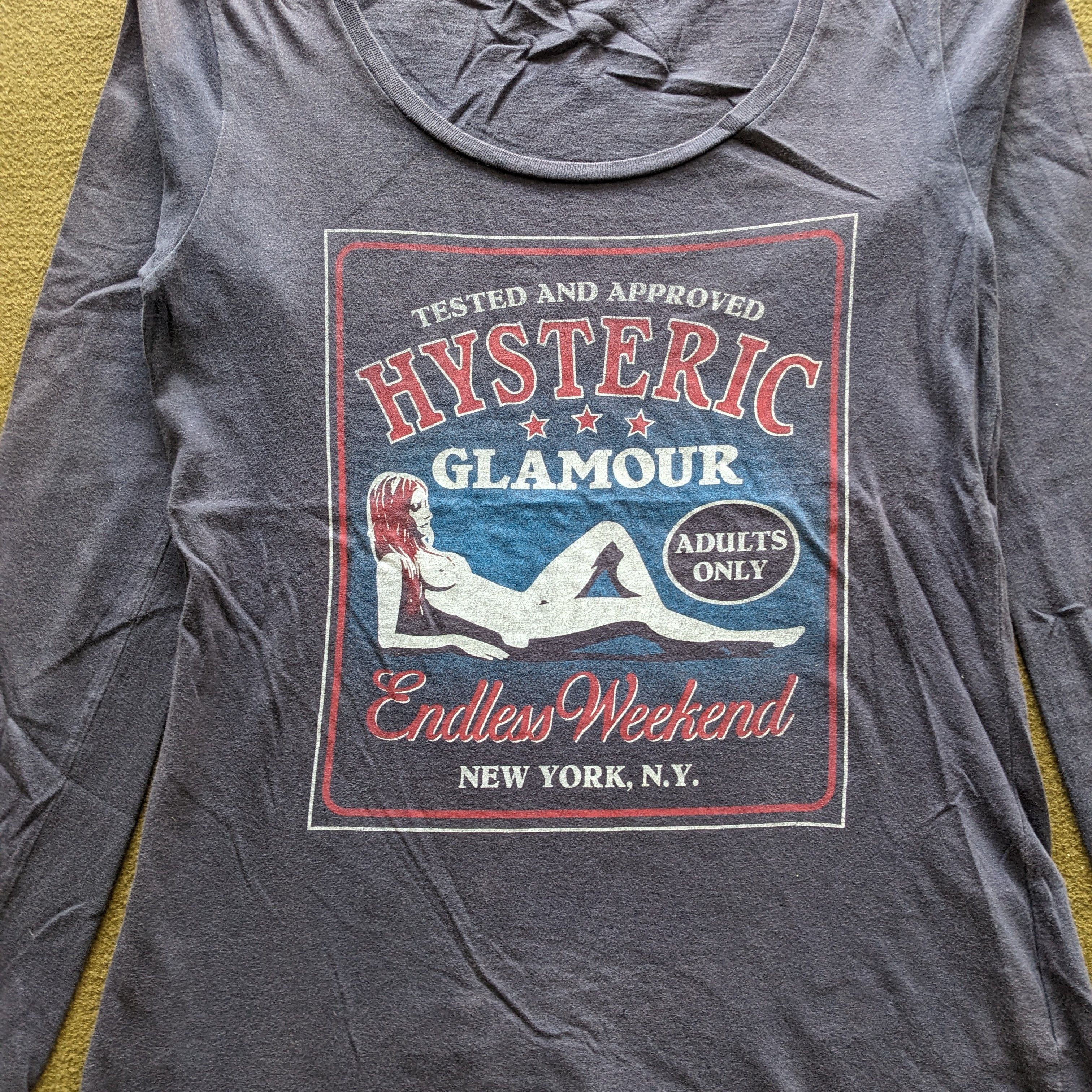 Hysteric Glamour Vintage HYSTERIC GLAMOUR Japanese Brand Long T-shirt Size US XS / EU 42 / 0 - 2 Thumbnail