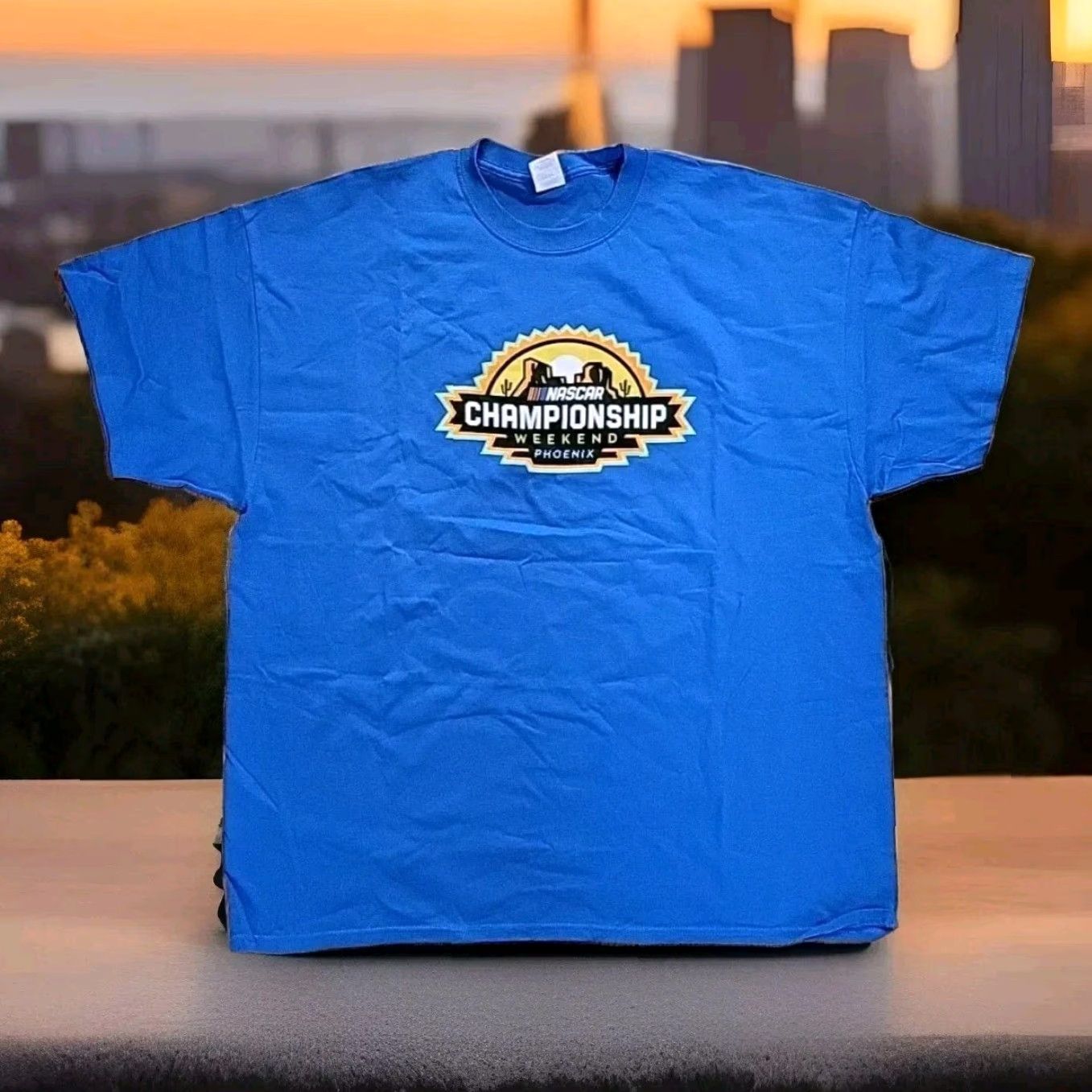 Port & Company Port & Company Nascar T-shirt Phx Int'l Raceway Championship Weekend 3X SS Blue Cotton 56"x32" Size US XXL / EU 58 / 5 - 2 Thumbnail