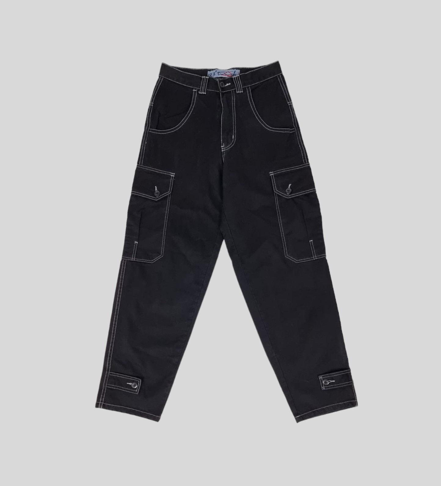Vintage vintage triangle skate baggy jeans black XS mens womens Size US 29 - 2 Thumbnail