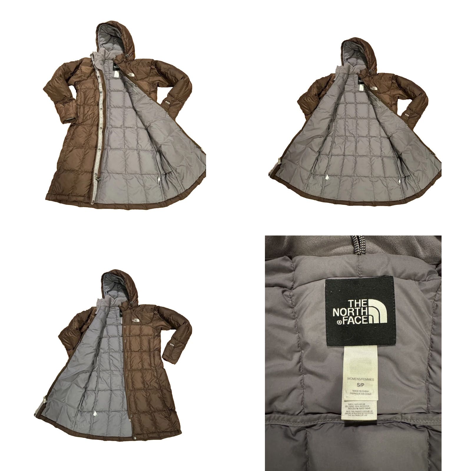 The North Face The North Face Parka 600 Down Metropolis Hooded Long Puffer Coat Brown sz S Jacket Women Parka Hooded Down Puffer 600 Long Winter Brown Size S / US 4 / IT 40 - 8 Thumbnail