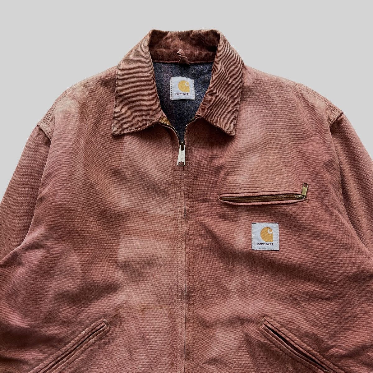 Carhartt 🔥 RARE VINTAGE CARHARTT DETROIT BLANKET DYED SUN FADED Size US L / EU 52-54 / 3 - 6 Thumbnail