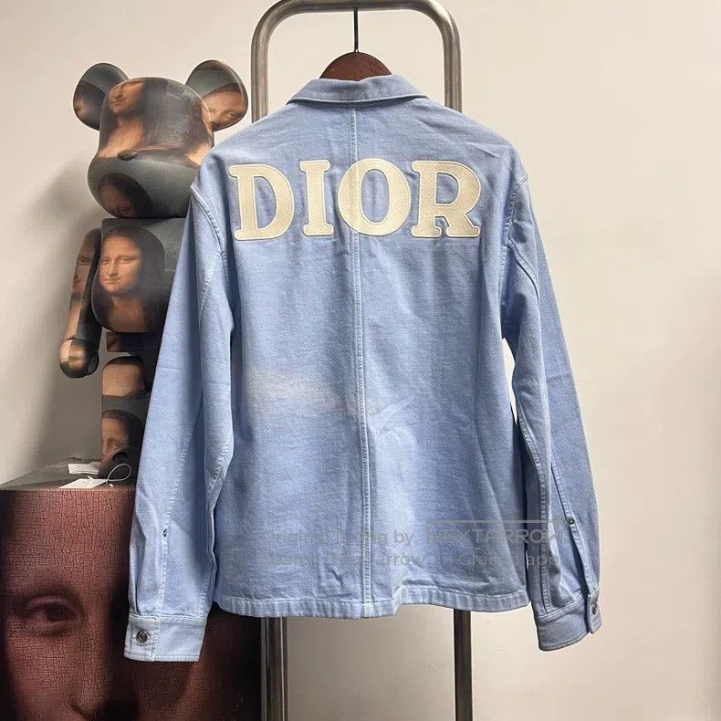 Dior Dior Old 1947 embroidered denim jacket Size US M / EU 48-50 / 2 - 2 Thumbnail