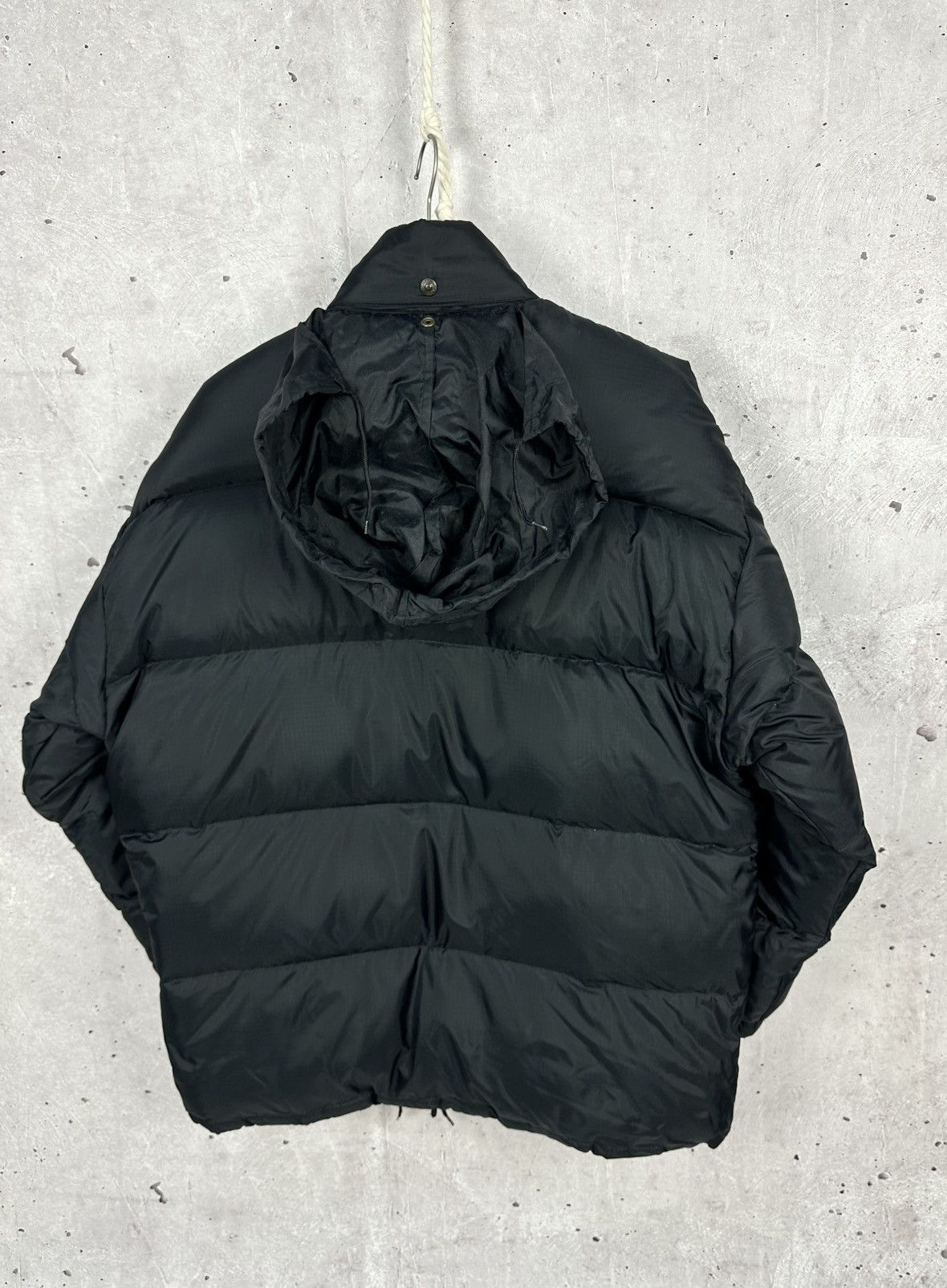 Schott × Vintage Vintage Schott Down Nylon Black Puffer Made in USA Jacket Size US XL / EU 56 / 4 - 8 Thumbnail
