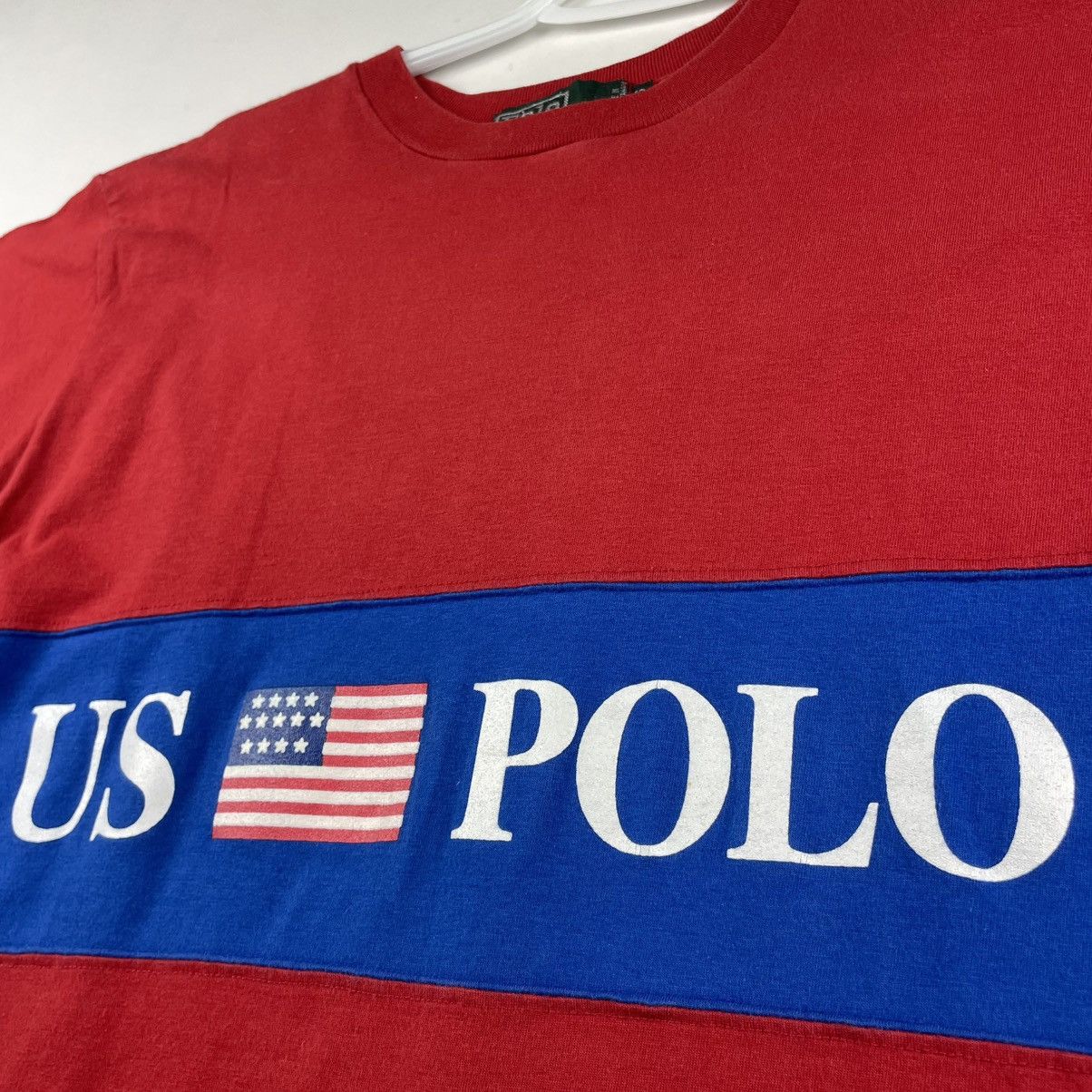 Polo Ralph Lauren × Vintage Vtg 90s Polo Ralph Lauren US Shirt Size L Fits M Mens Red Size US M / EU 48-50 / 2 - 2 Thumbnail