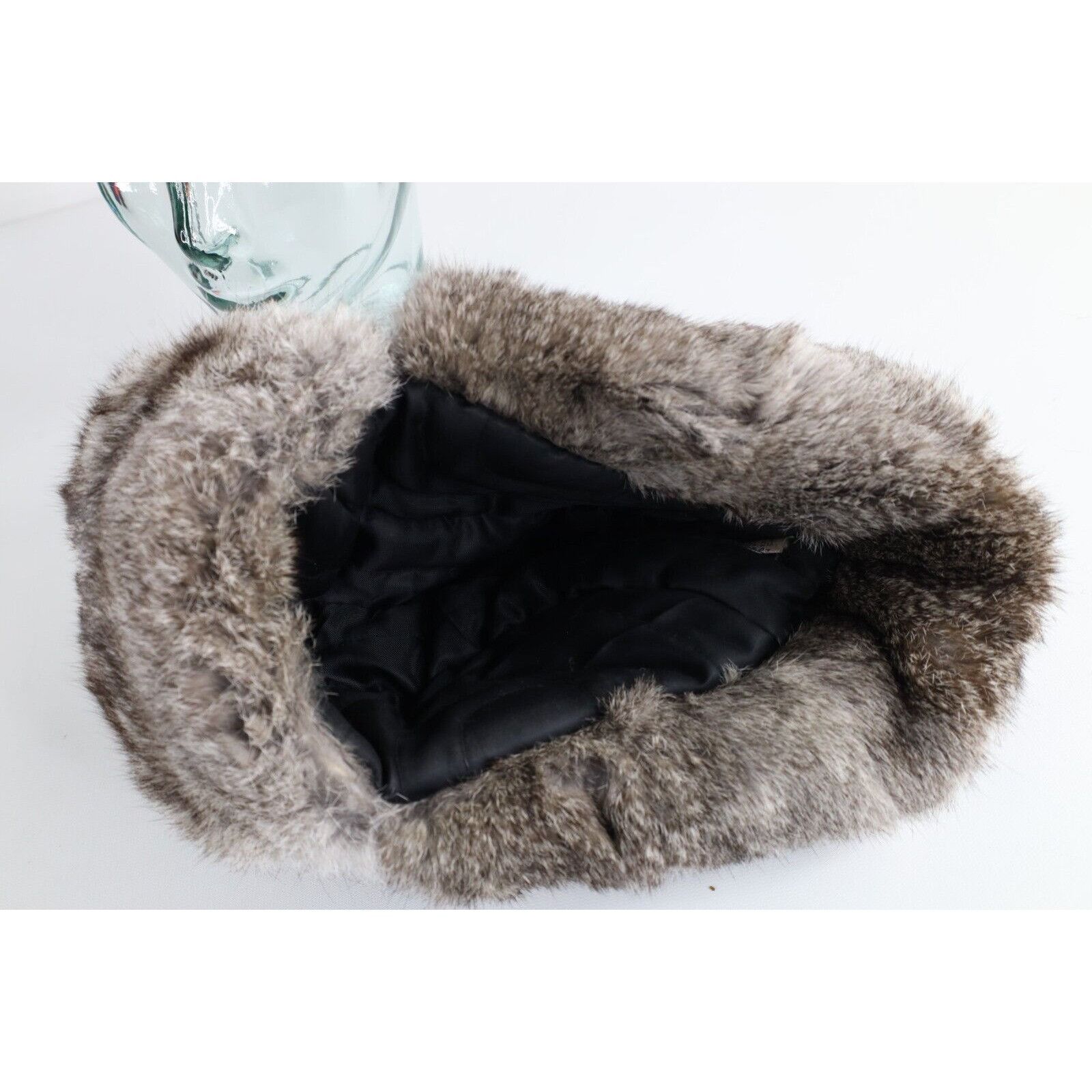 Vintage Vintage 90s Streetwear Genuine Fur Lined Flap Trapper Hat Size ONE SIZE - 9 Thumbnail