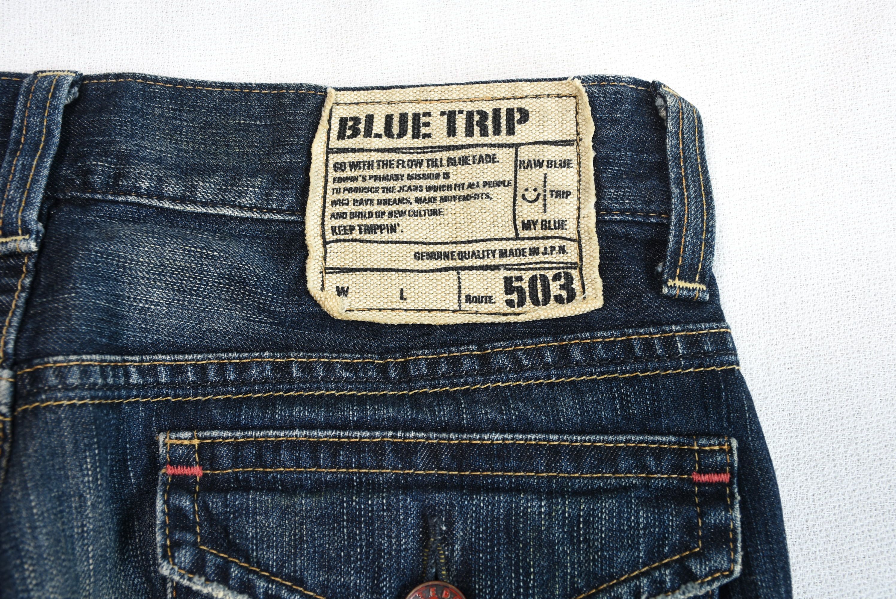 Edwin × If Six Was Nine × Japanese Brand Edwin Blue Trip Grunge Denim Bootcut Size US 30 / EU 46 - 9 Thumbnail