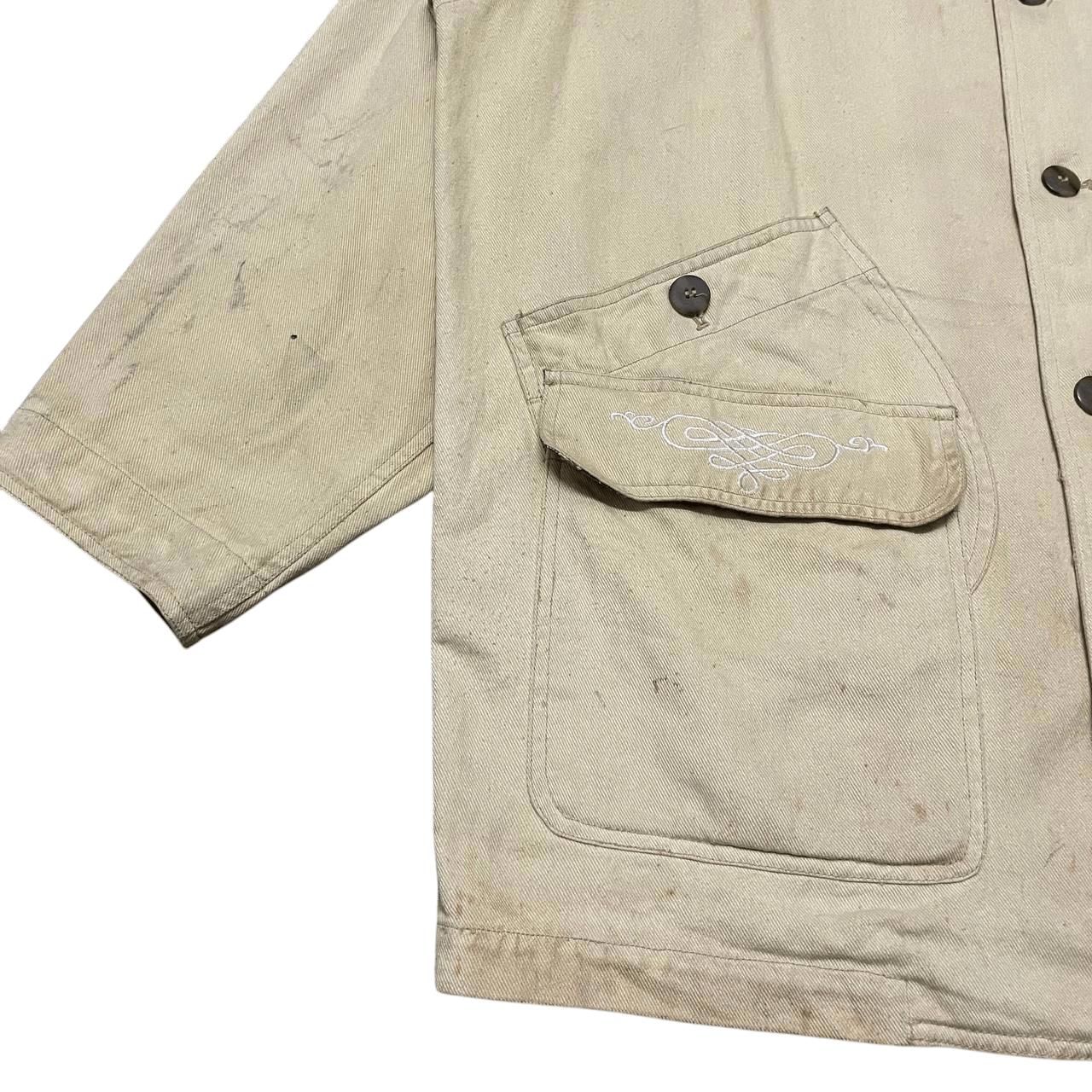 Japanese Brand Vintage Mike Birnies Hunting Jacket Leather Collar Size US L / EU 52-54 / 3 - 5 Thumbnail