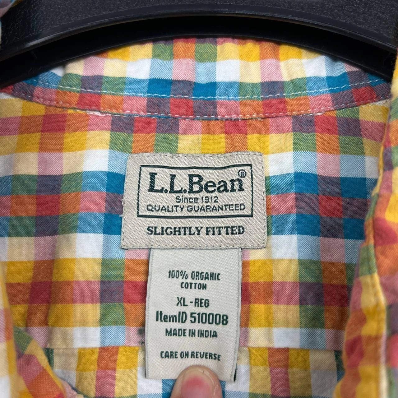 L.L. Bean L.L. Bean Button Up Shirt Men Flannel Plaid Cotton XL Size US XL / EU 56 / 4 - 5 Thumbnail