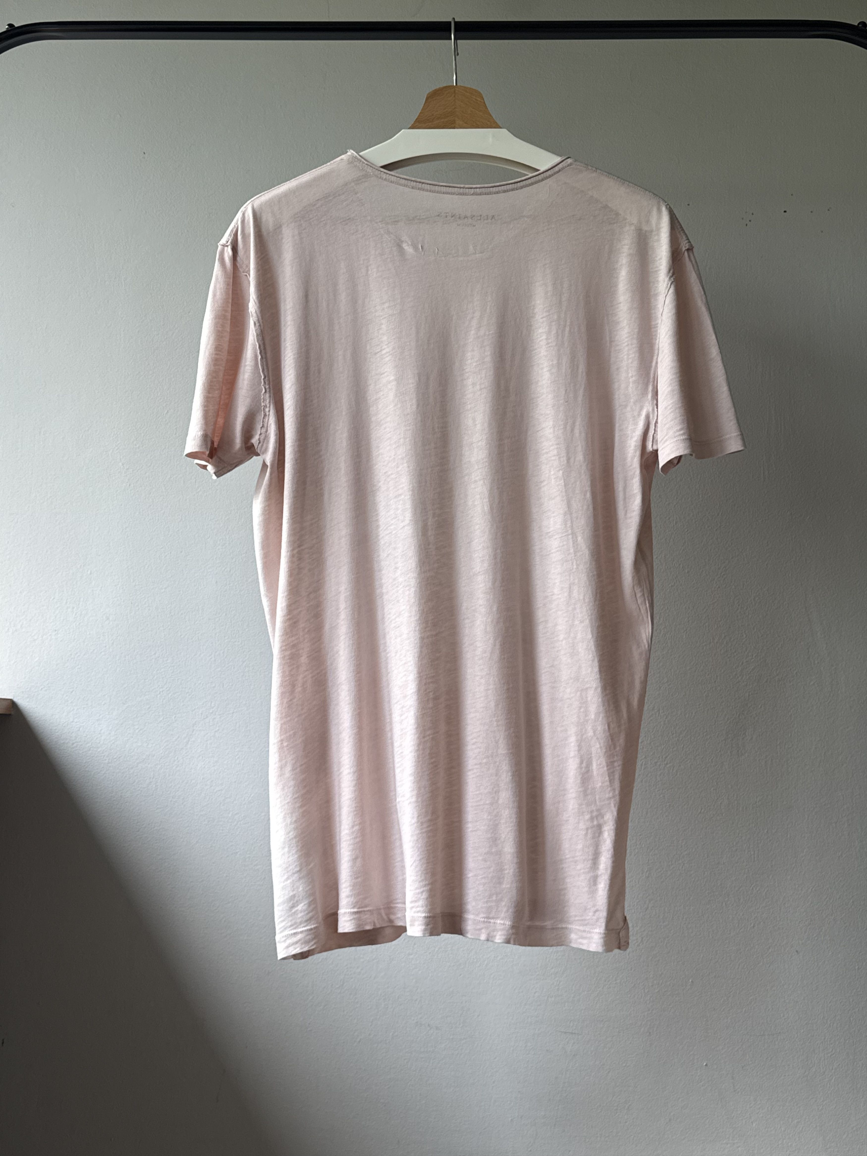 Allsaints Allsaints Figure Crew Neck Raw Edge Short Sleeve T-Shirt Size US M / EU 48-50 / 2 - 2 Thumbnail
