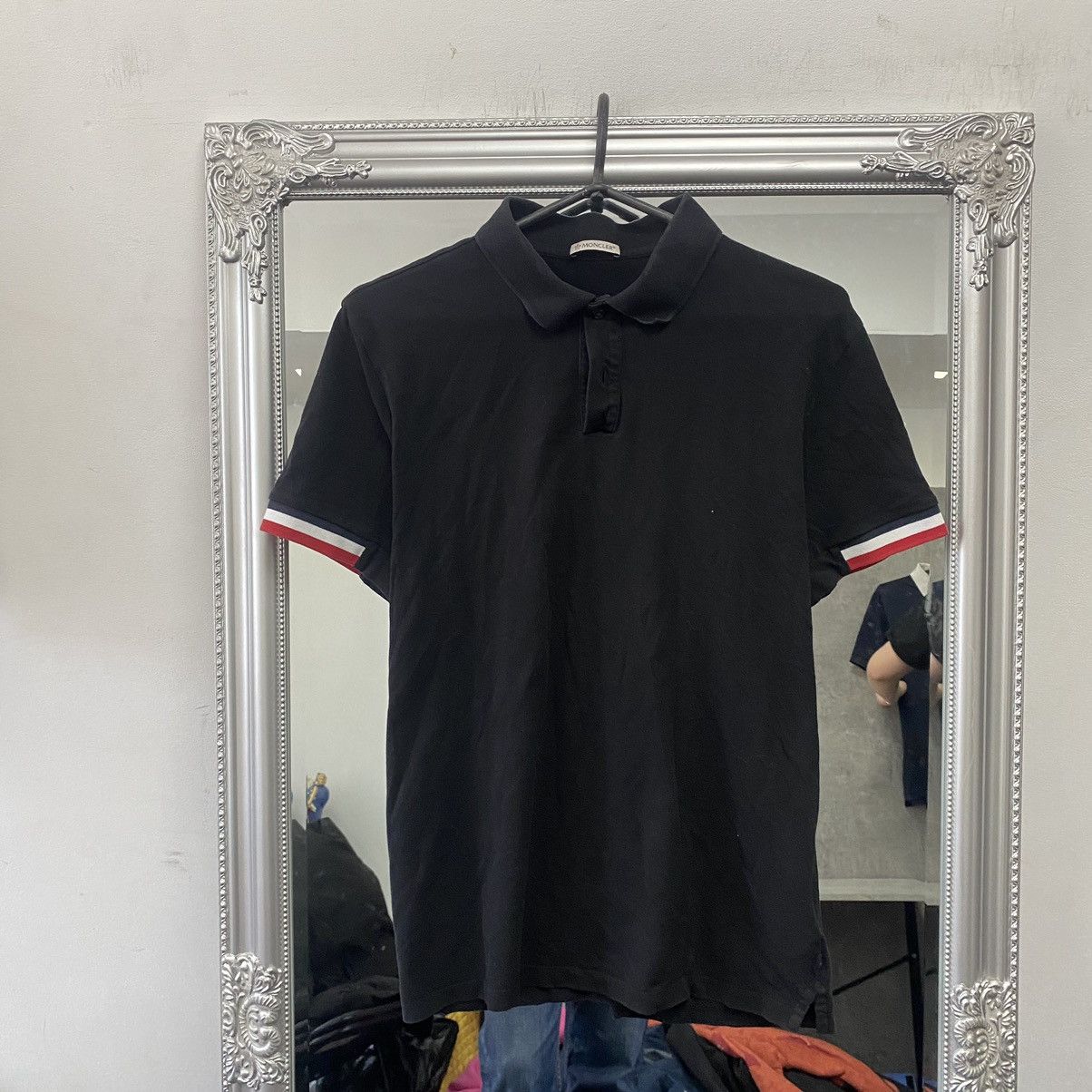 Moncler Moncler polo shirt logo sleeve Size US L / EU 52-54 / 3 - 1 Thumbnail