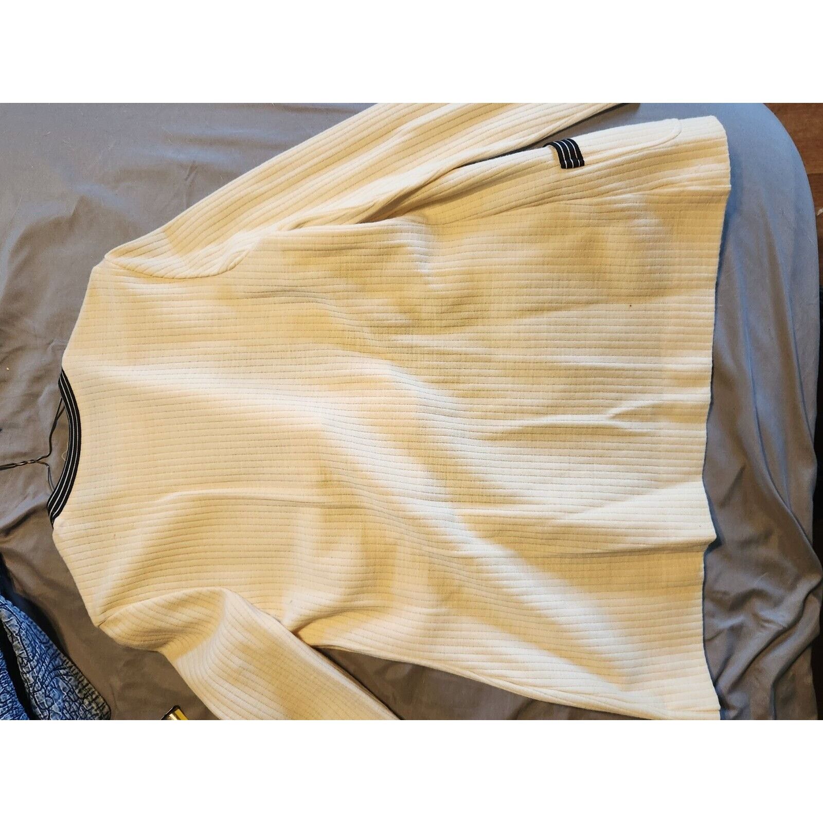 Other R&K Knits vintage skirt Jacket off white blue trim Size18 Size XL / US 12-14 / IT 48-50 - 4 Thumbnail