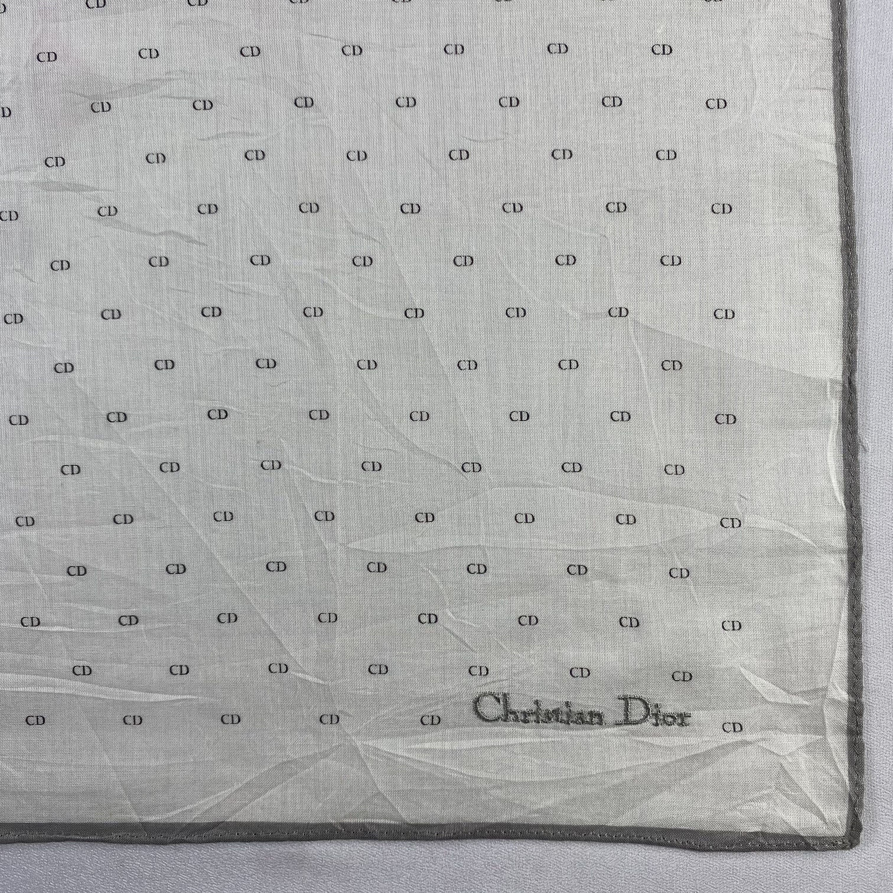 Vintage Christian Dior Monsieur Handkerchief / Neckerchief-P1794 Size ONE SIZE - 3 Thumbnail