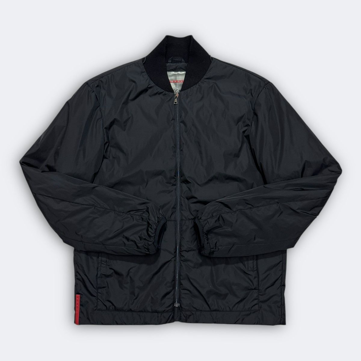 Prada Prada Black Nylon Down Padded light Jacket Size US L / EU 52-54 / 3 - 4 Thumbnail
