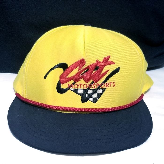 Caterpillar CAT Motorsports Snapback Hat Cap CATERPILLAR Racing Diesel