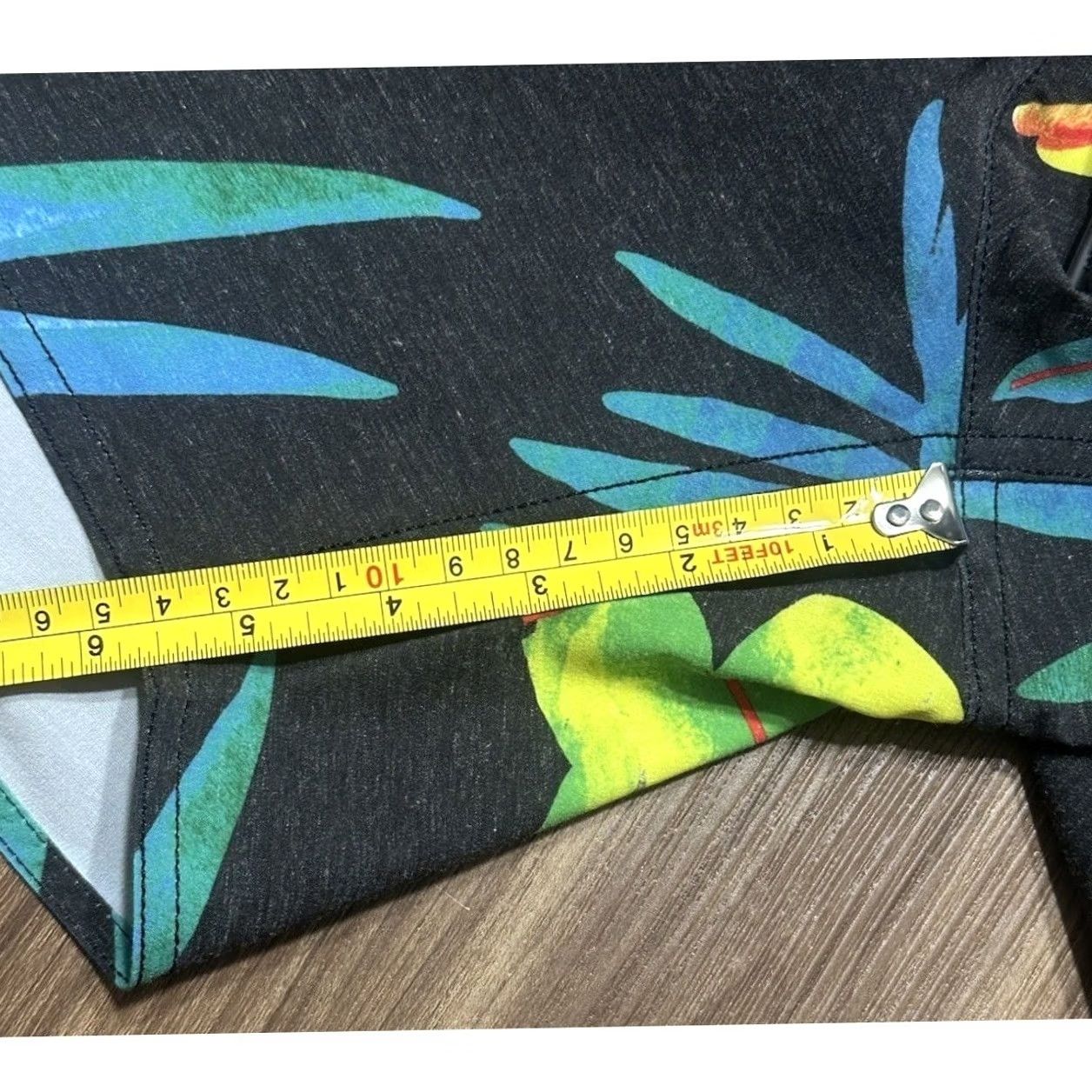 Roark Roark Board Shorts Mens L Black Hemp Blend Beach Surfing Tropical Birds Size US 33 - 7 Thumbnail